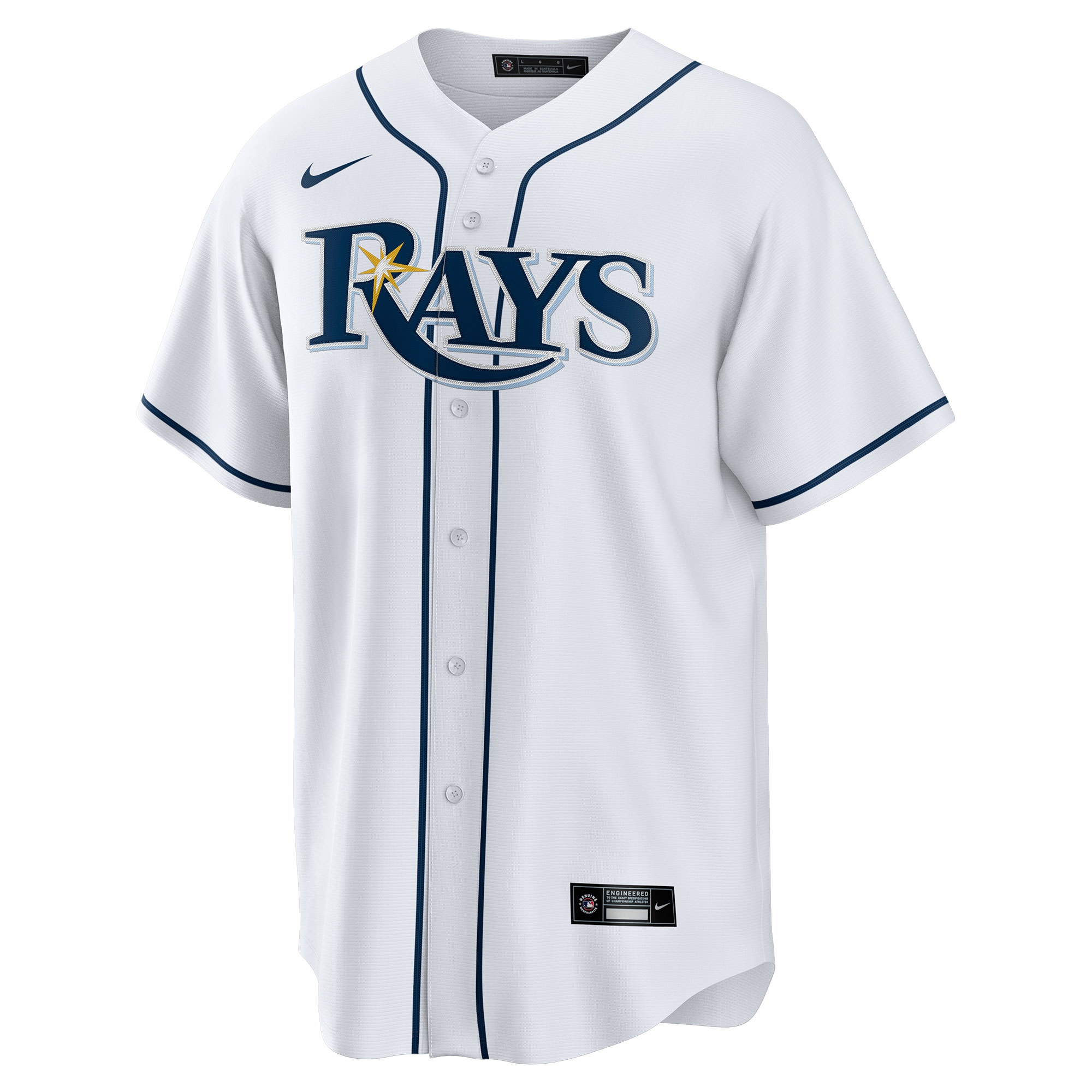 Tampa Bay Rays Nike MLB Home Trikot Weiß