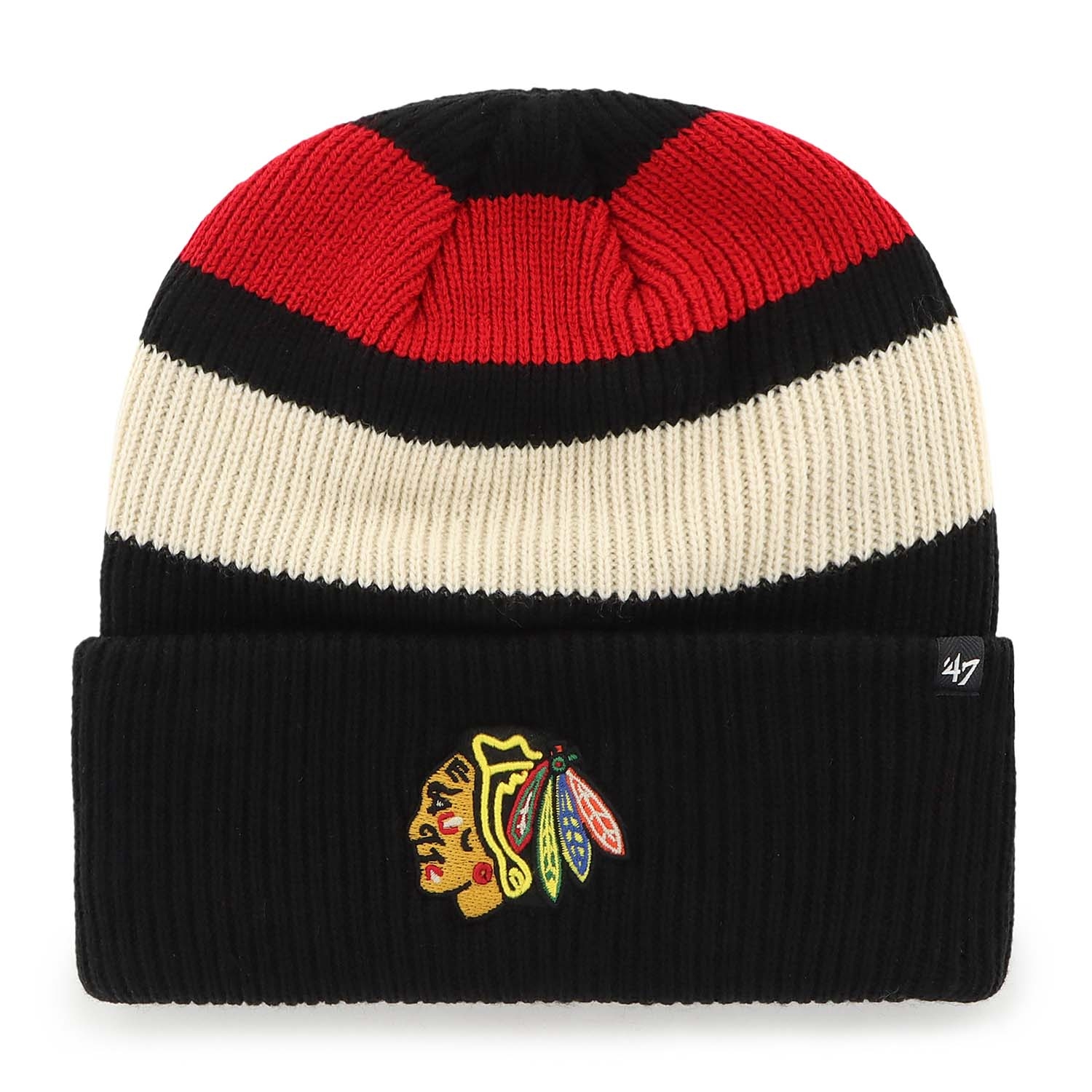 Chicago Blackhawks '47 Clubhouse Jennings NHL Wintermütze