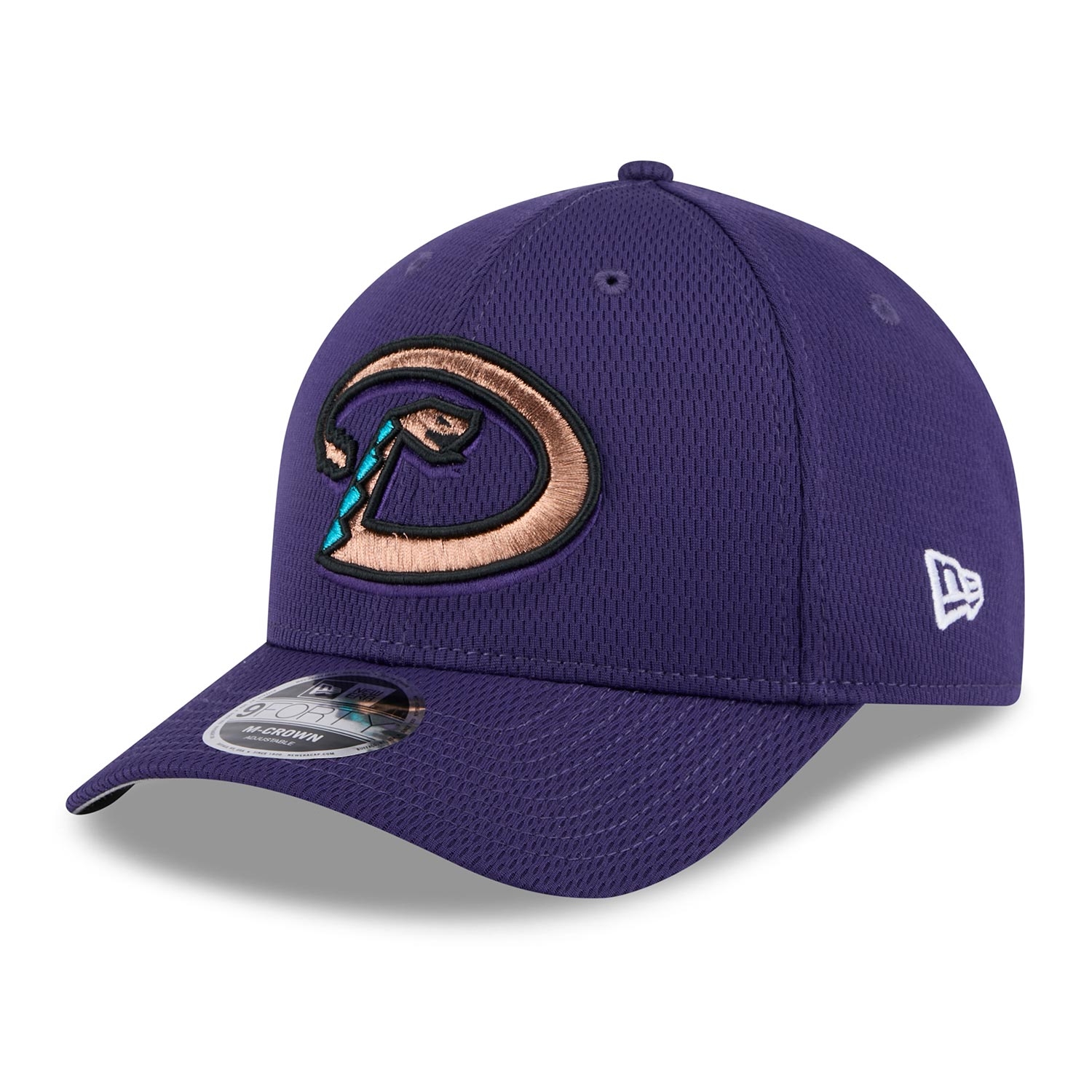 Arizona Diamondbacks 2025 MLB Clubhouse Cooperstown 9FORTY M-Crown Snapback Cap Purple