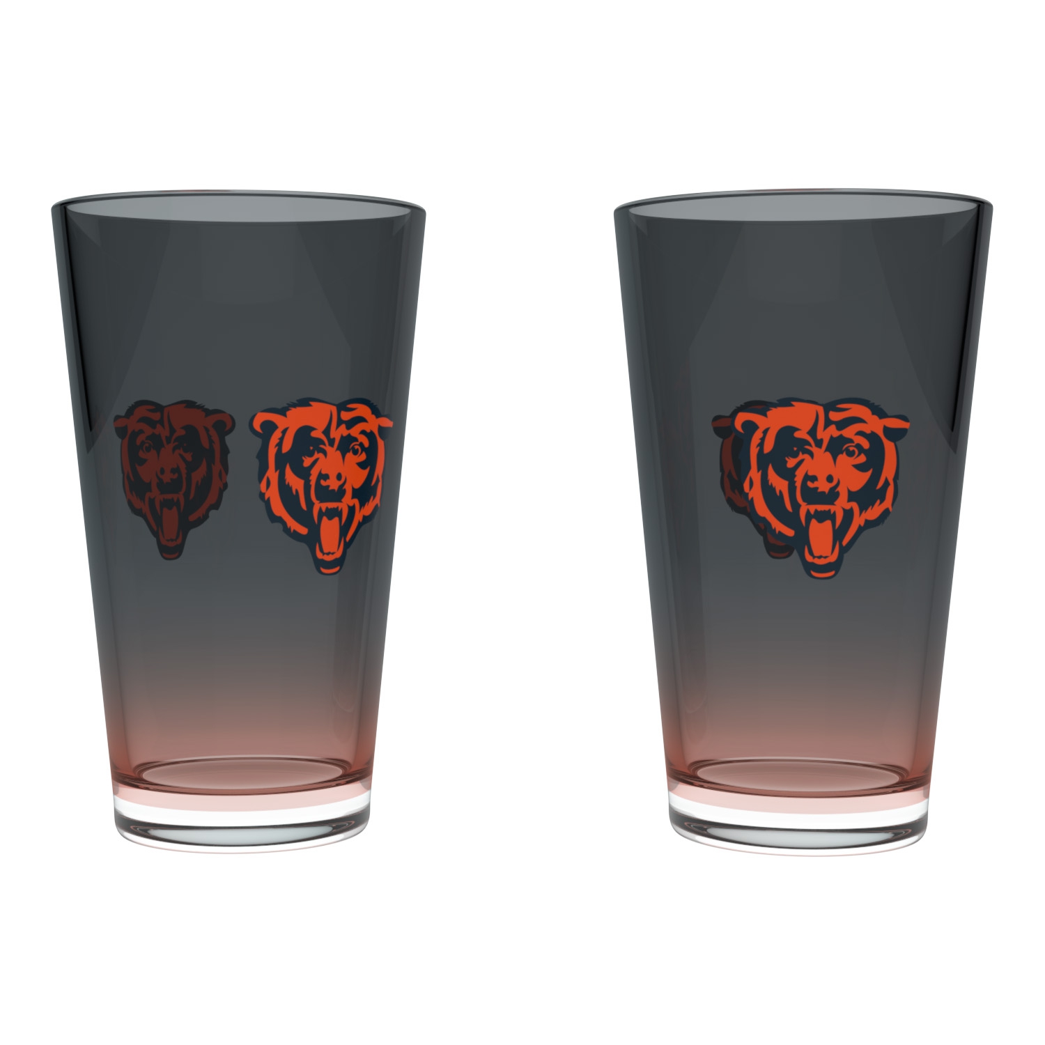 Chicago Bears Team Color NFL Pint Gläser Set (2 Stk.)