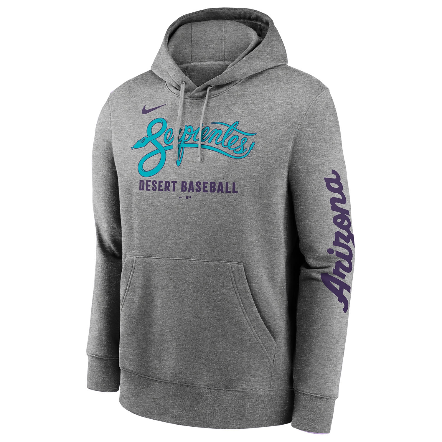 Arizona Diamondbacks City Connect Nike French Terry Club Hoodie Grau