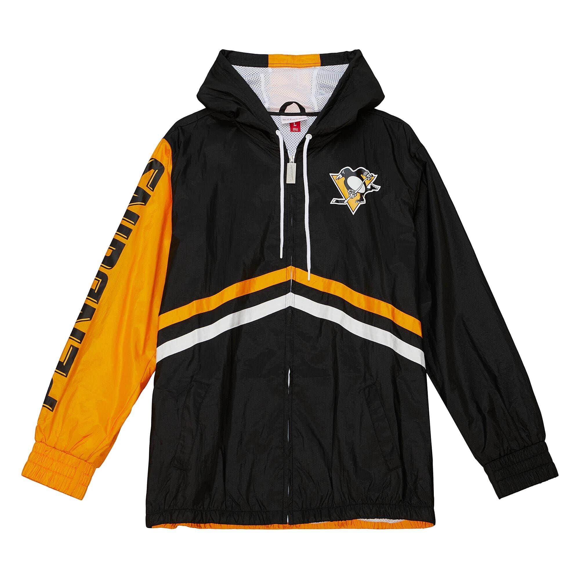 Pittsburgh Penguins Undeniable Mitchell & Ness NHL Windbreaker Jacket
