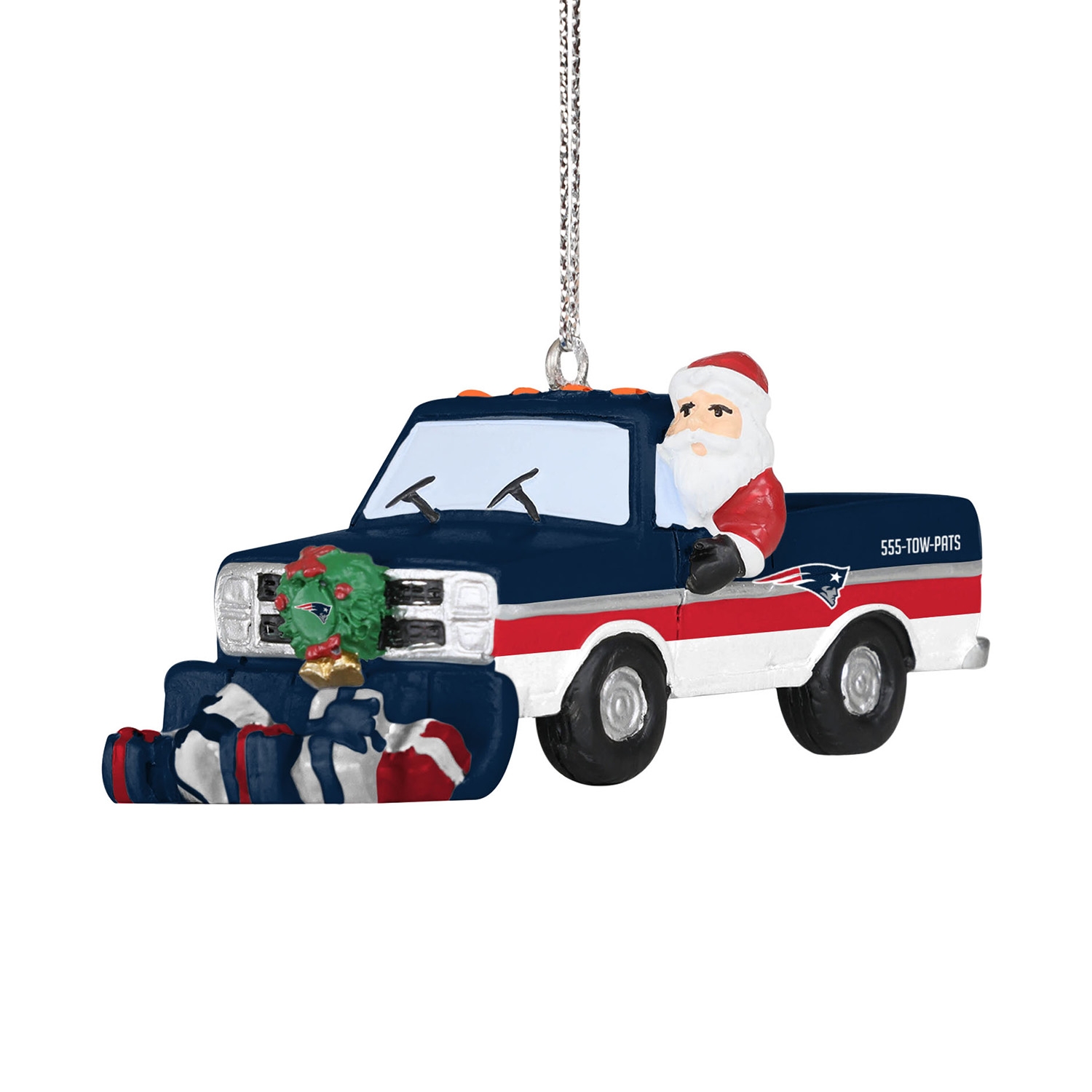 New England Patriots NFL Snow Plow Truck Weihnachtsanhänger