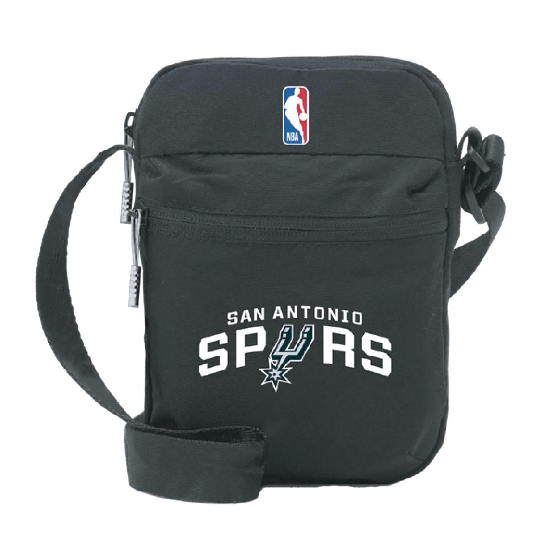 San Antonio Spurs NBA Side Bag Schwarz