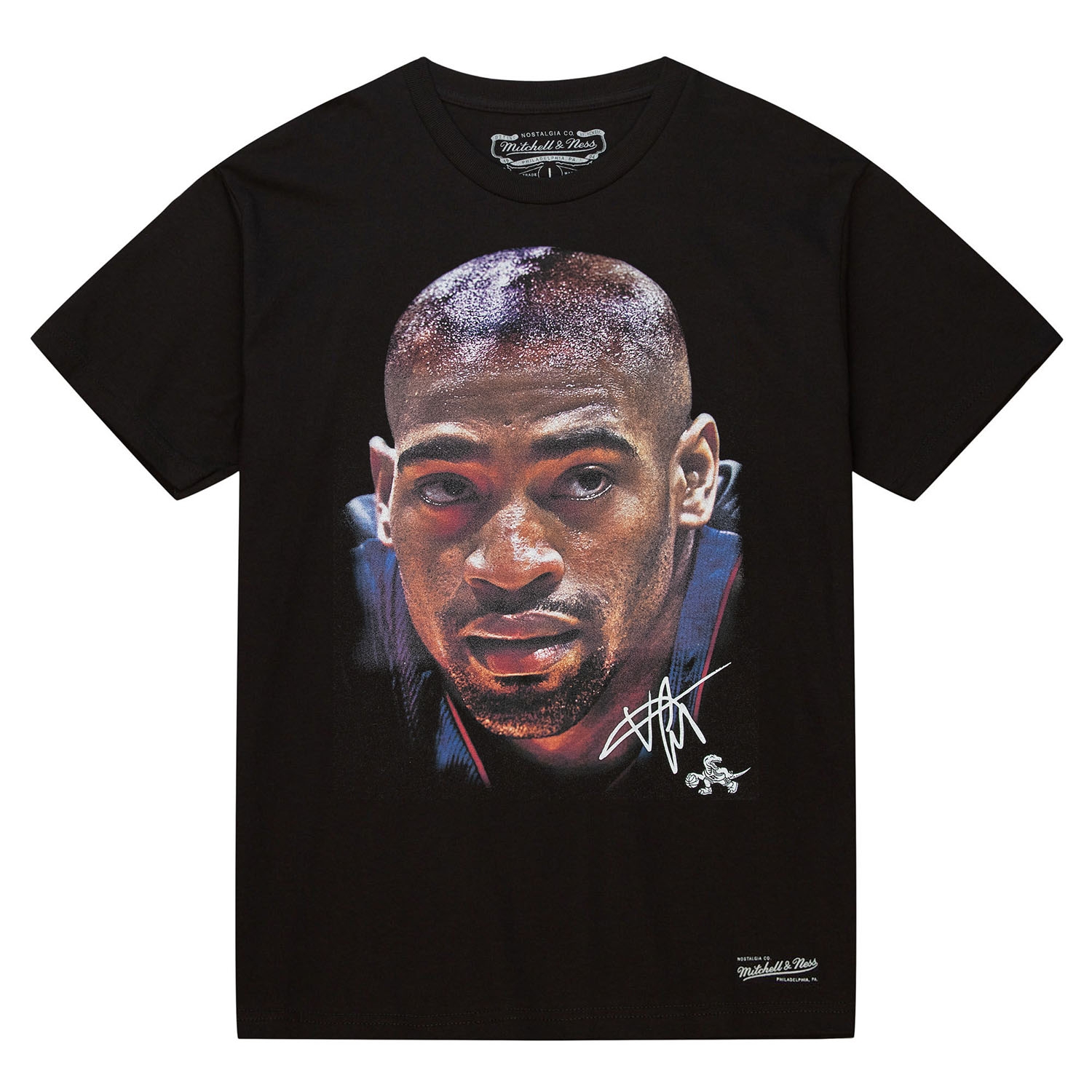 Vince Carter Mitchell & Ness Real Big Face NBA Tee Black