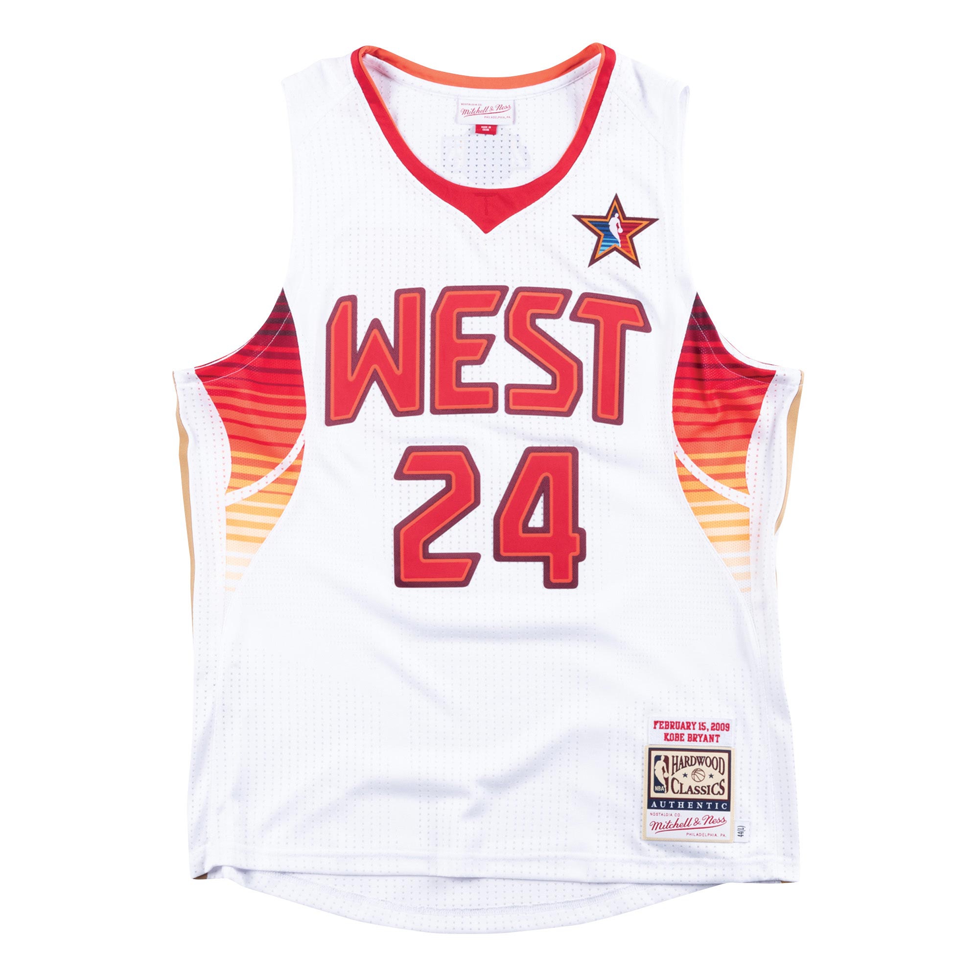 Kobe Bryant #24 Los Angeles Lakers 2009 All-Star Game Mitchell & Ness Authentic NBA Jersey White