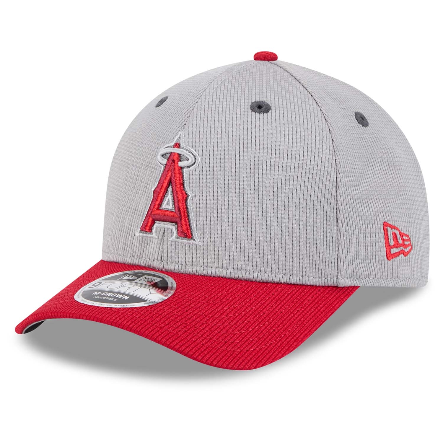 Los Angeles Angels Colorway 2025 MLB Batting Practice 9FORTY M-Crown Snapback Cap Grau