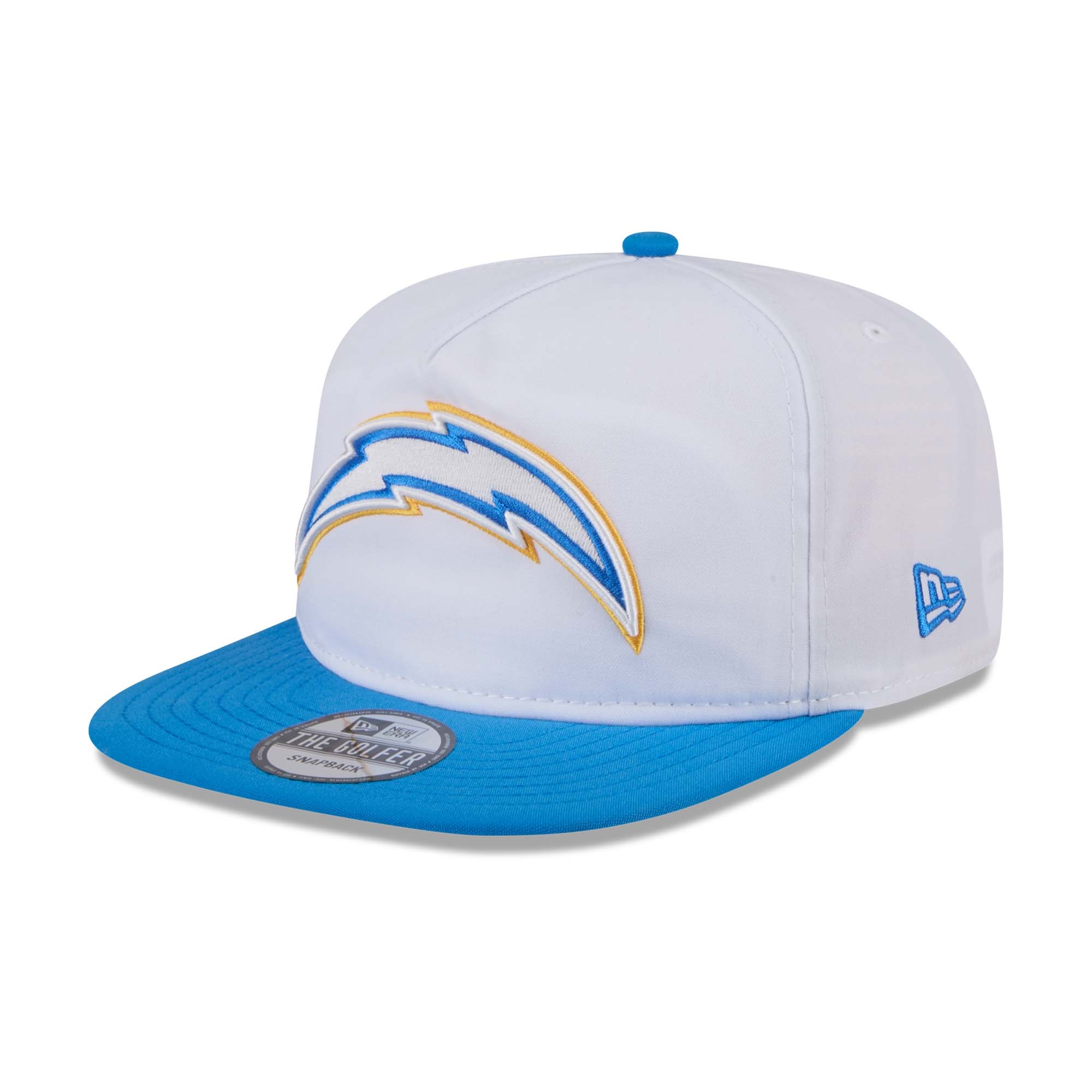 Los Angeles Chargers 2024 NFL Training Camp New Era Golfer Snapback Cap Weiß