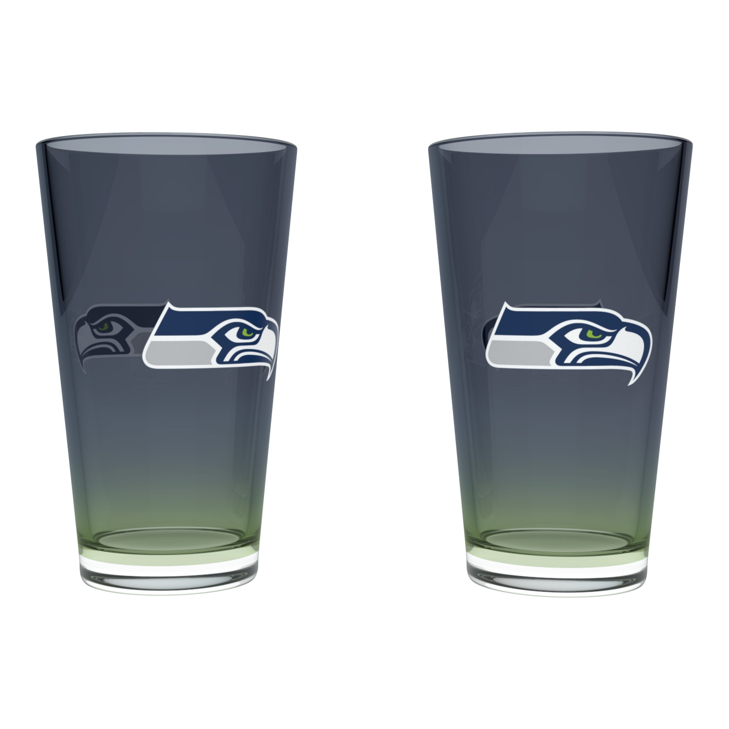 Seattle Seahawks Team Color NFL Pint Gläser Set (2 Stk.)