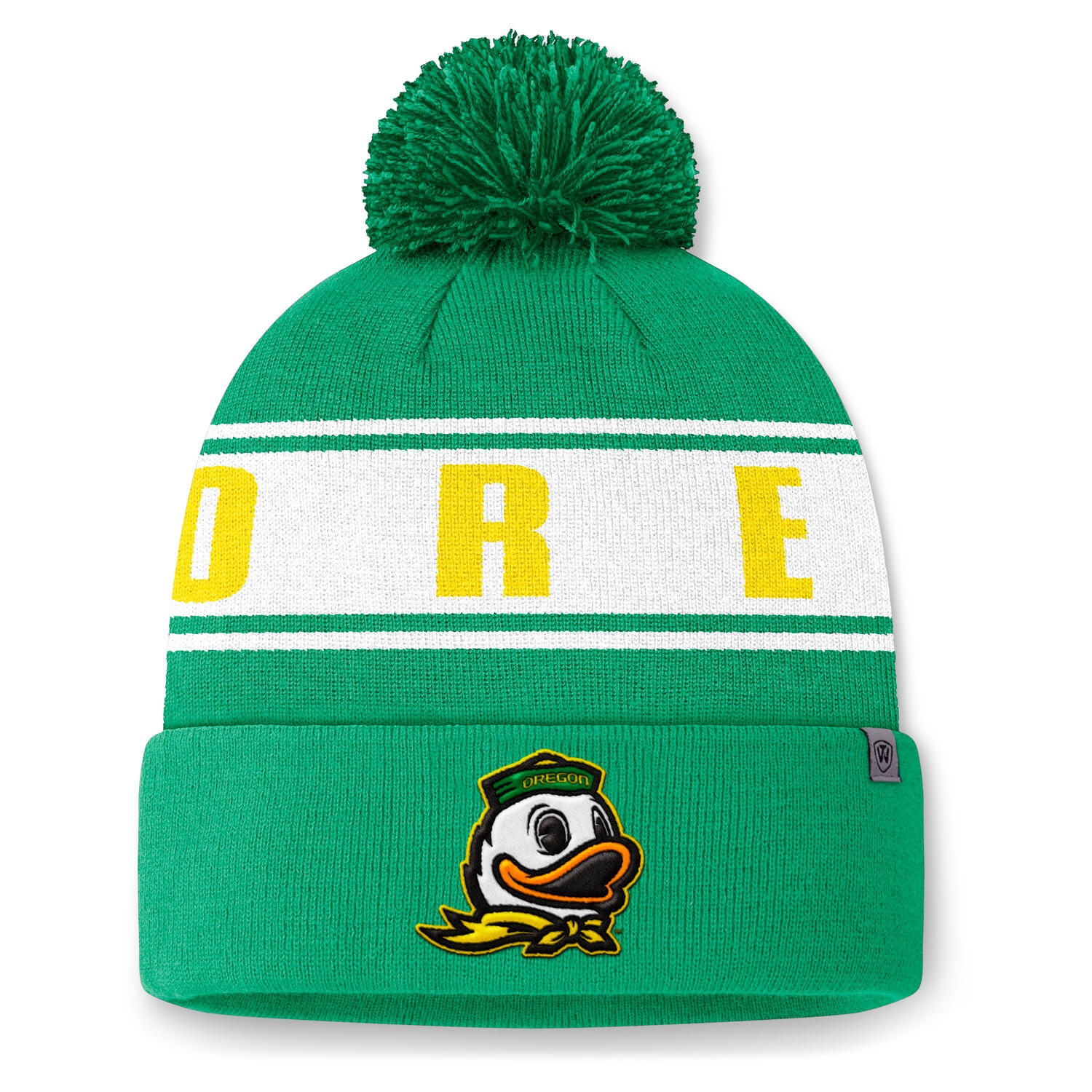 Oregon Ducks Wraparound NCAA Wintermütze Grün