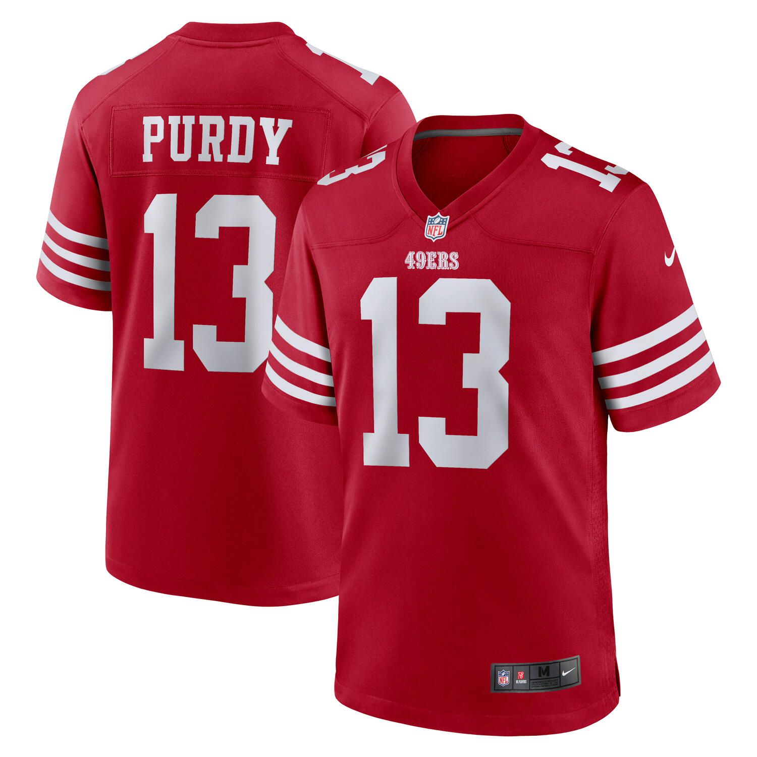 Brock Purdy #13 San Francisco 49ers Nike Game NFL Jersey Red