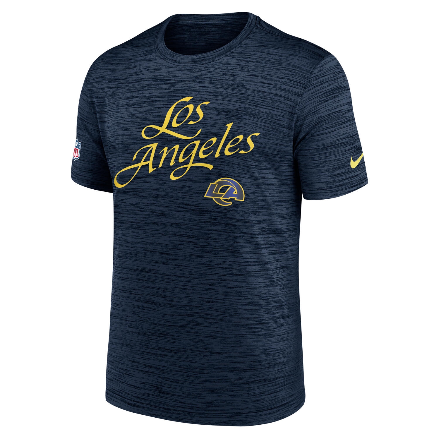 Los Angeles Rams 2025 Rivalries Velocity Dri-FIT NFL T-Shirt Navy