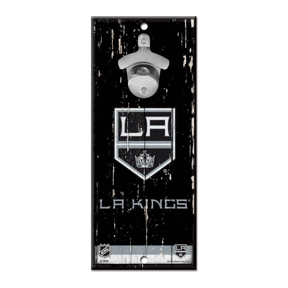 Los Angeles Kings NHL Schild mit Flaschenöffner