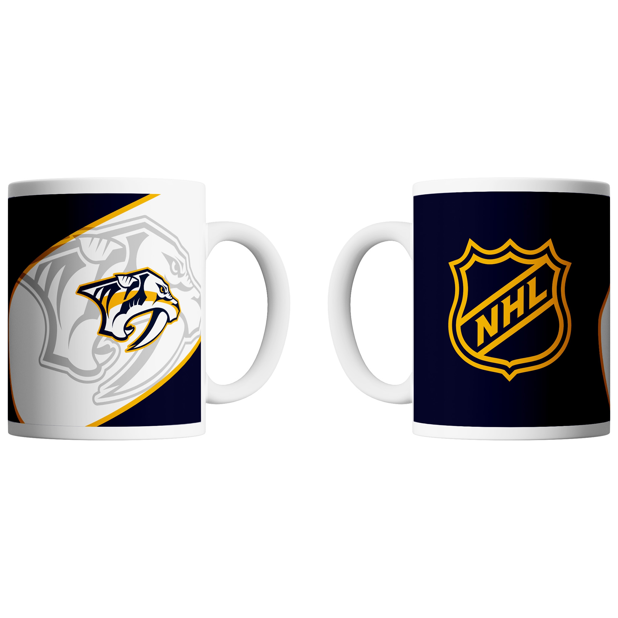 Nashville Predators Shadow Logo & Shield NHL Mug (330 ml)
