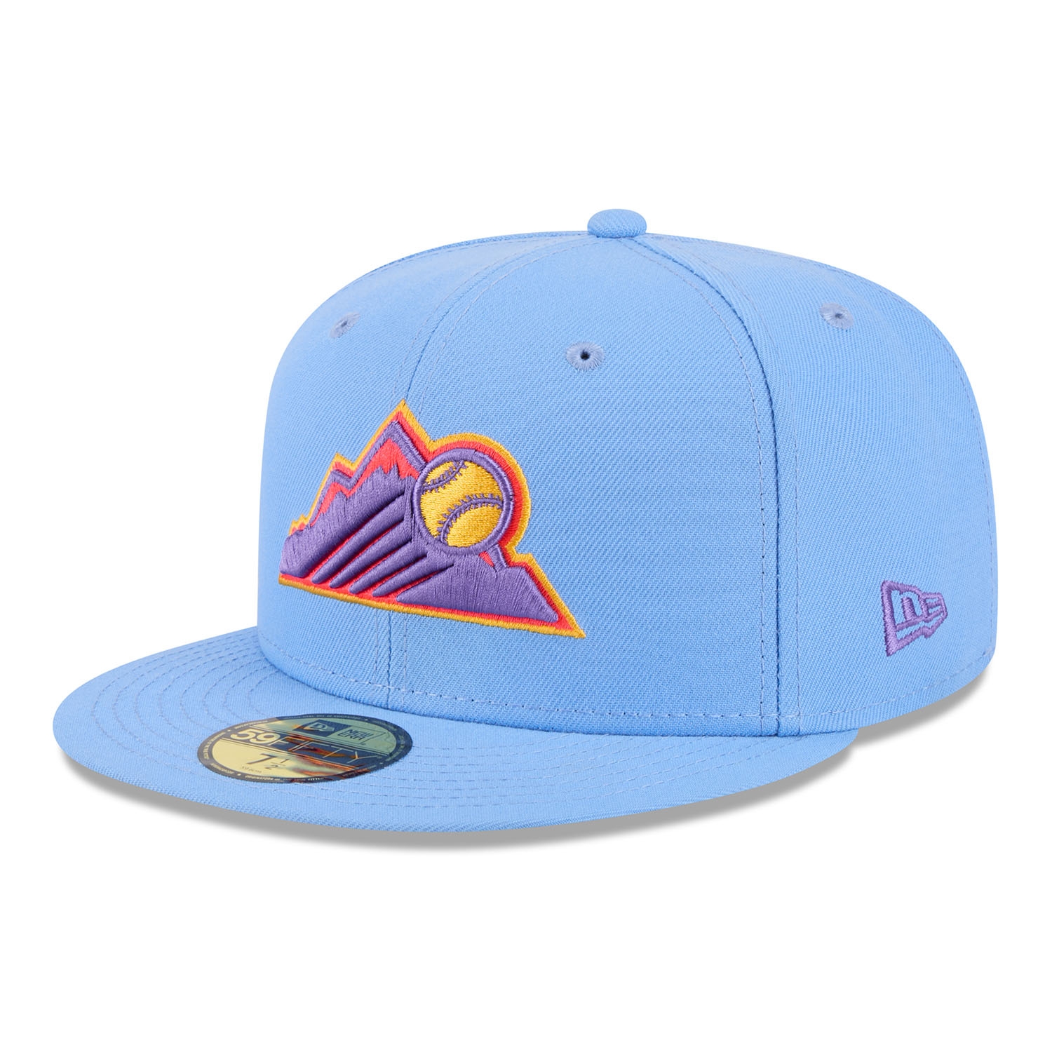 Colorado Rockies MLB Authentic City Connect 59FIFTY Fitted Cap Blau