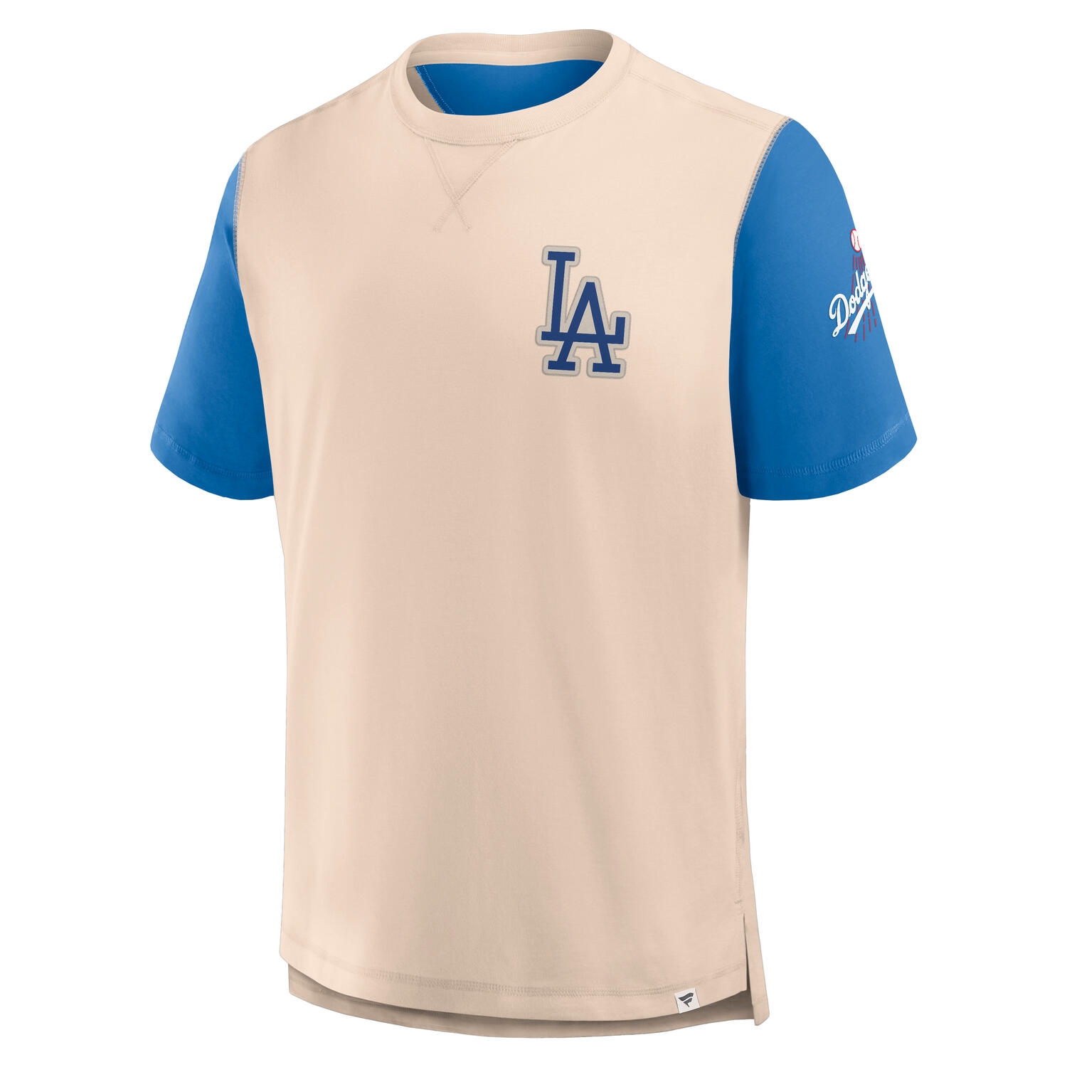 Los Angeles Dodgers Outclass Retro MLB T-Shirt Cream