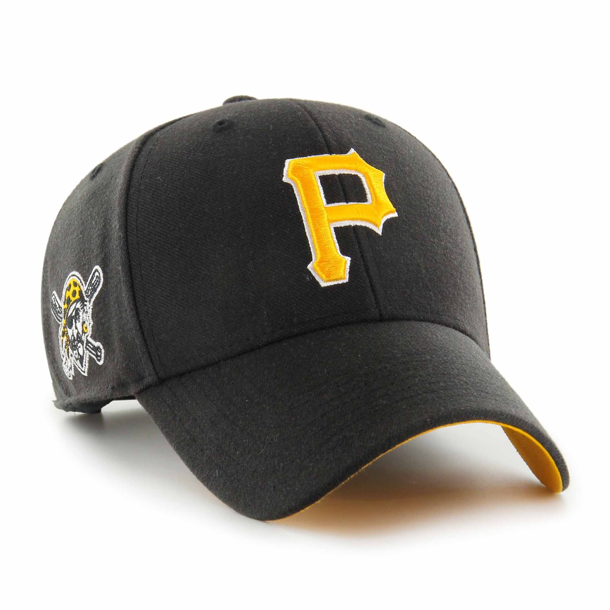 Pittsburgh Pirates Sure Shot '47 MVP Snapback MLB Cap Schwarz