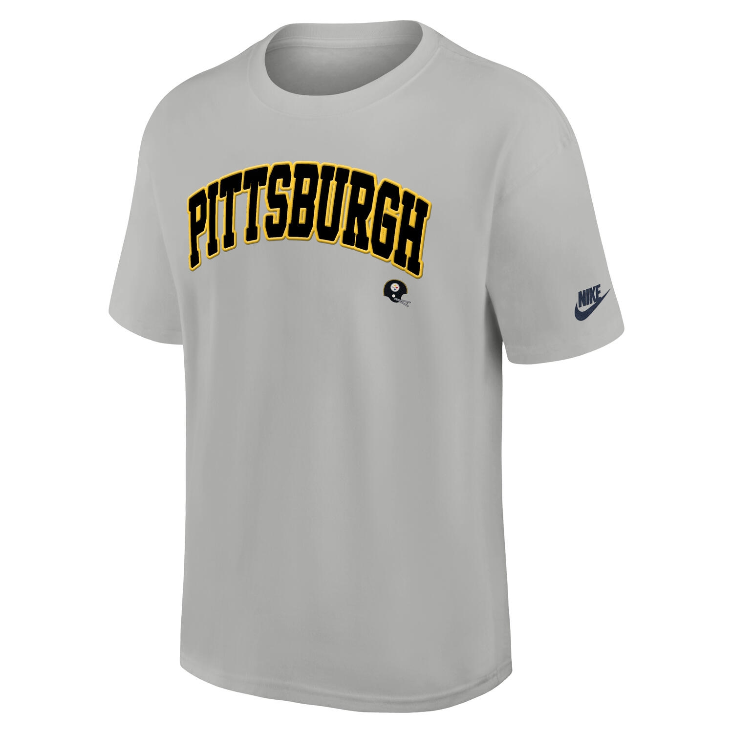 Pittsburgh Steelers Wordmark Nike Max 90 NFL T-Shirt Grau