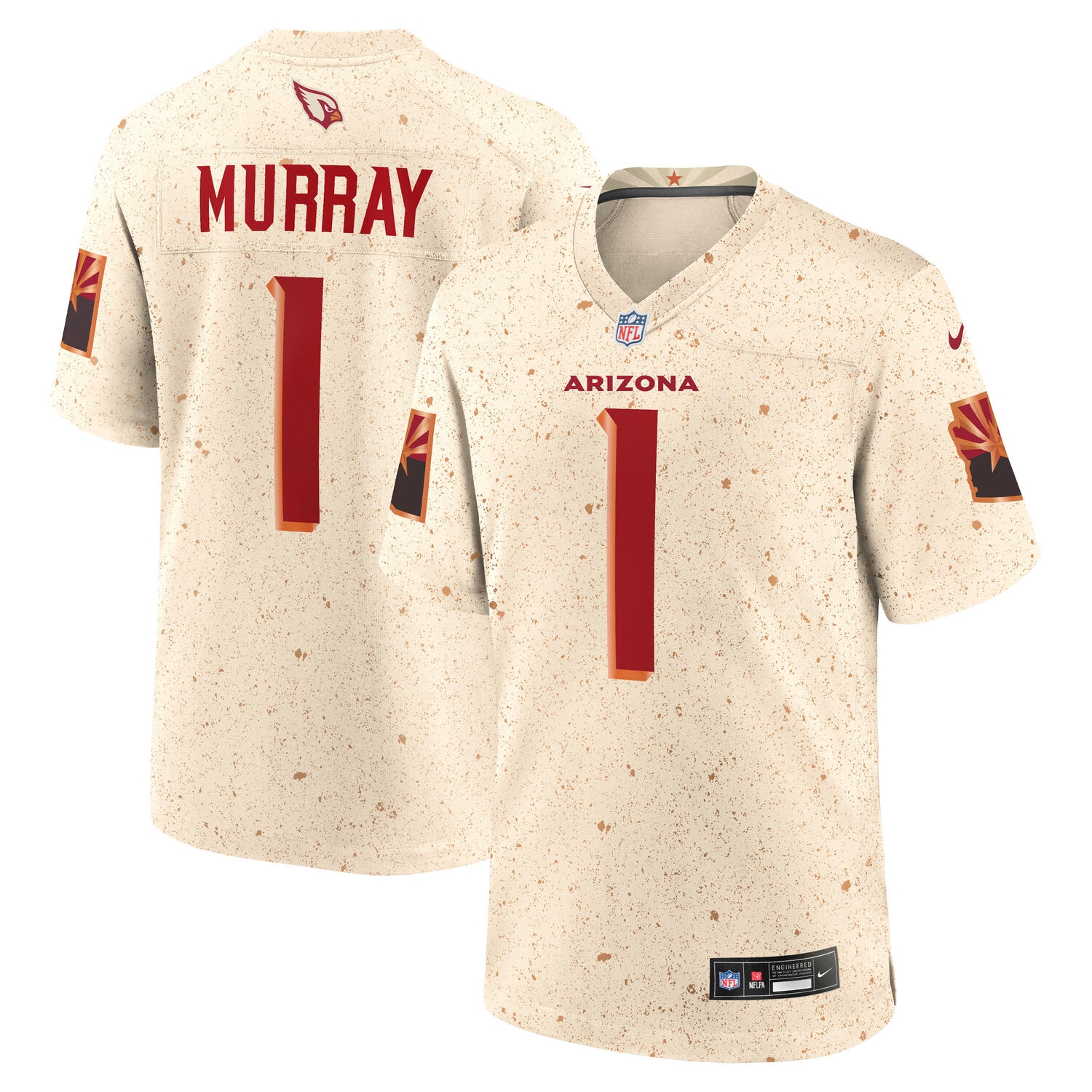 Kyler Murray #1 Arizona Cardinals 2025 Rivalries Game NFL Jersey Natural