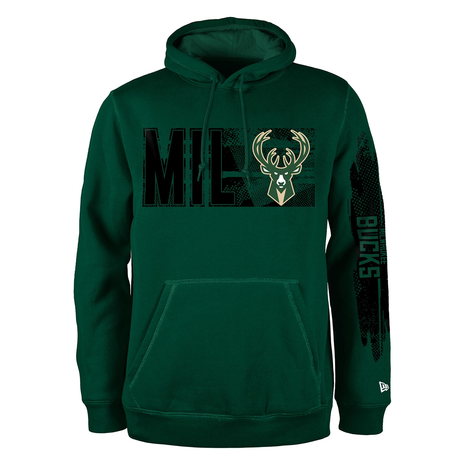 Milwaukee Bucks 2024 NBA Tip-Off New Era Hoodie Grün