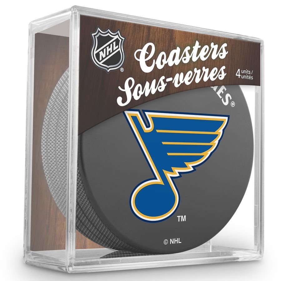 St. Louis Blues NHL Puck Coasters (Set of 4)