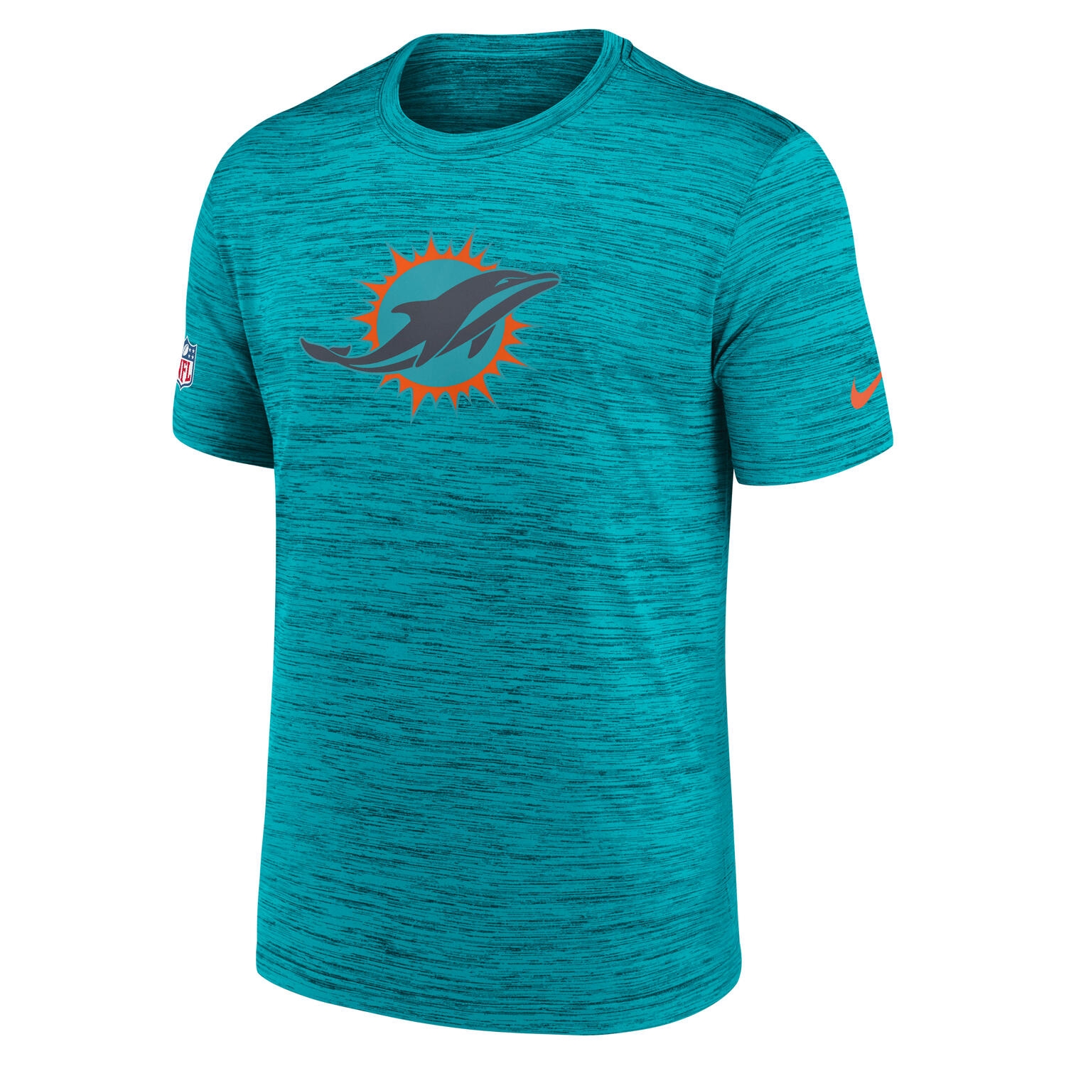 Miami Dolphins 2025 Rivalries Velocity Dri-FIT NFL T-Shirt Aqua