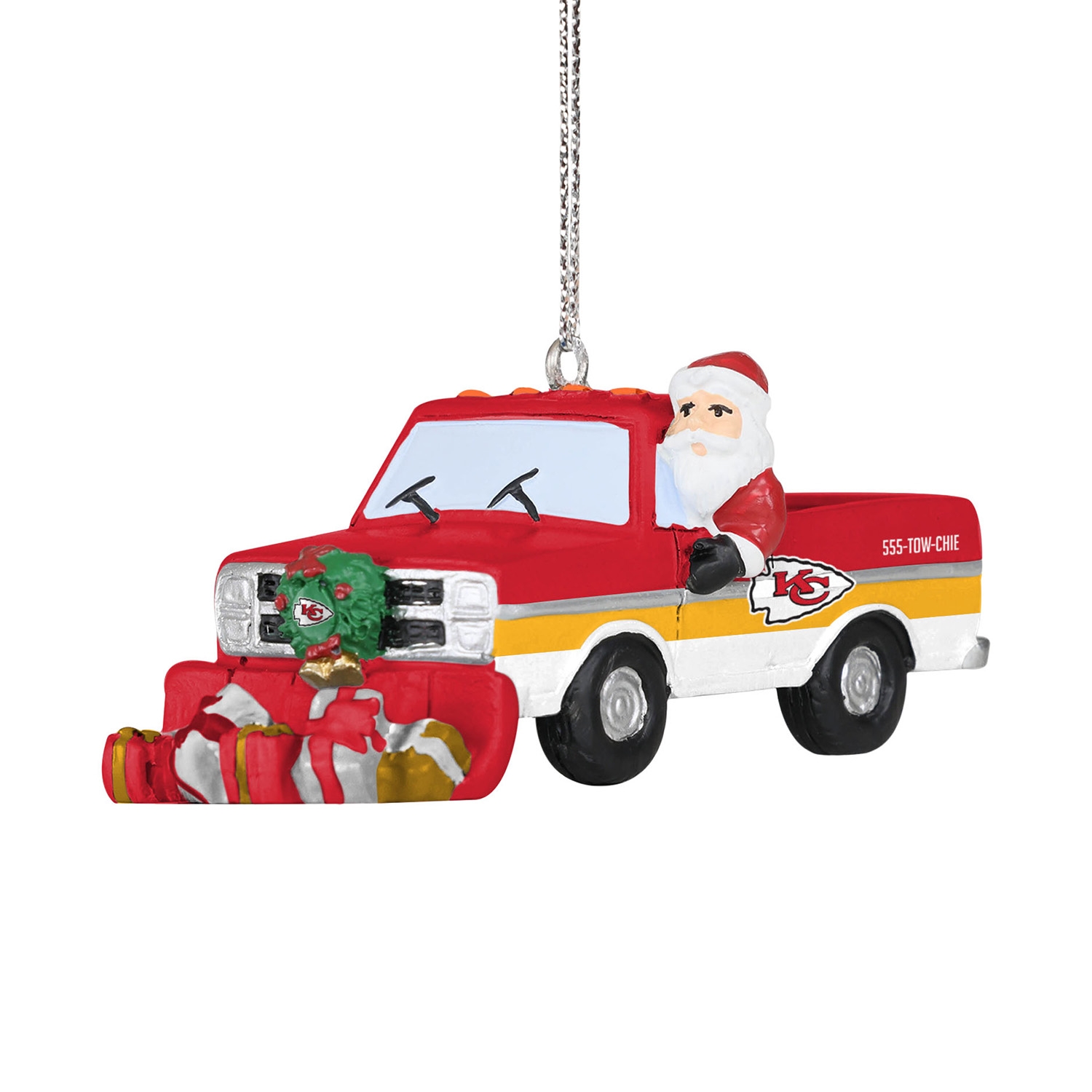 Kansas City Chiefs NFL Snow Plow Truck Weihnachtsanhänger