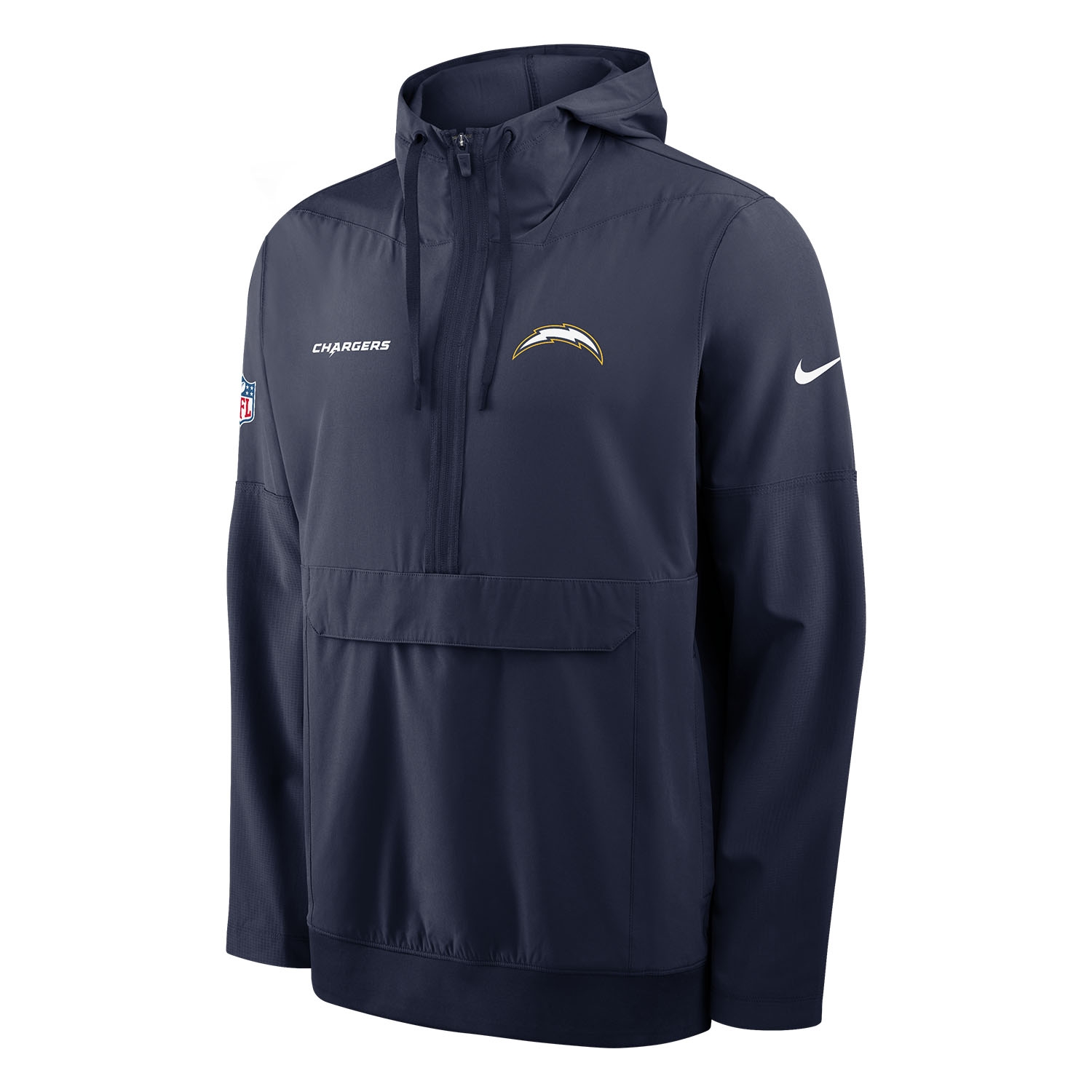 Los Angeles Chargers Nike Alternate Sideline Half-Zip Anorak NFL Jacke Navy