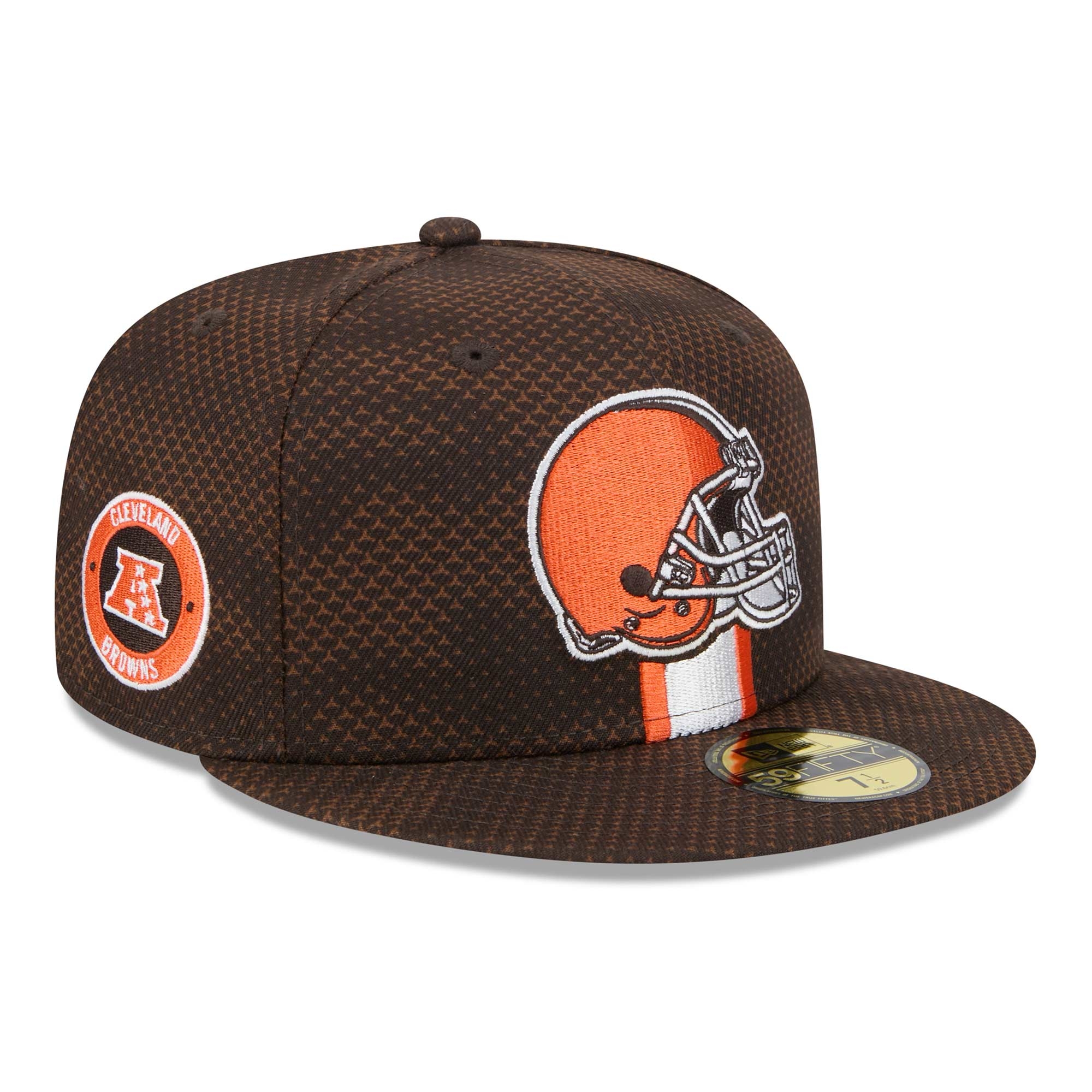 Cleveland Browns 2024 NFL Sideline New Era 59FIFTY Fitted Cap Braun