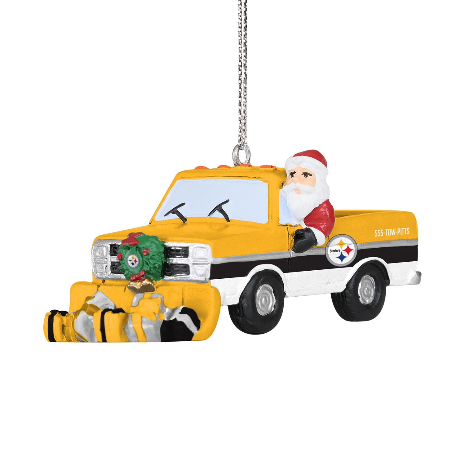 Pittsburgh Steelers NFL Snow Plow Truck Weihnachtsanhänger