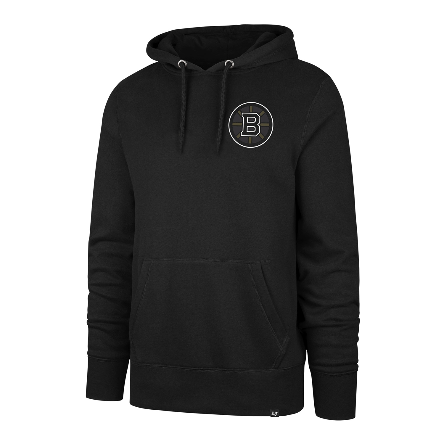 Boston Bruins Tonal Backer '47 Burnside NHL Hoodie Black