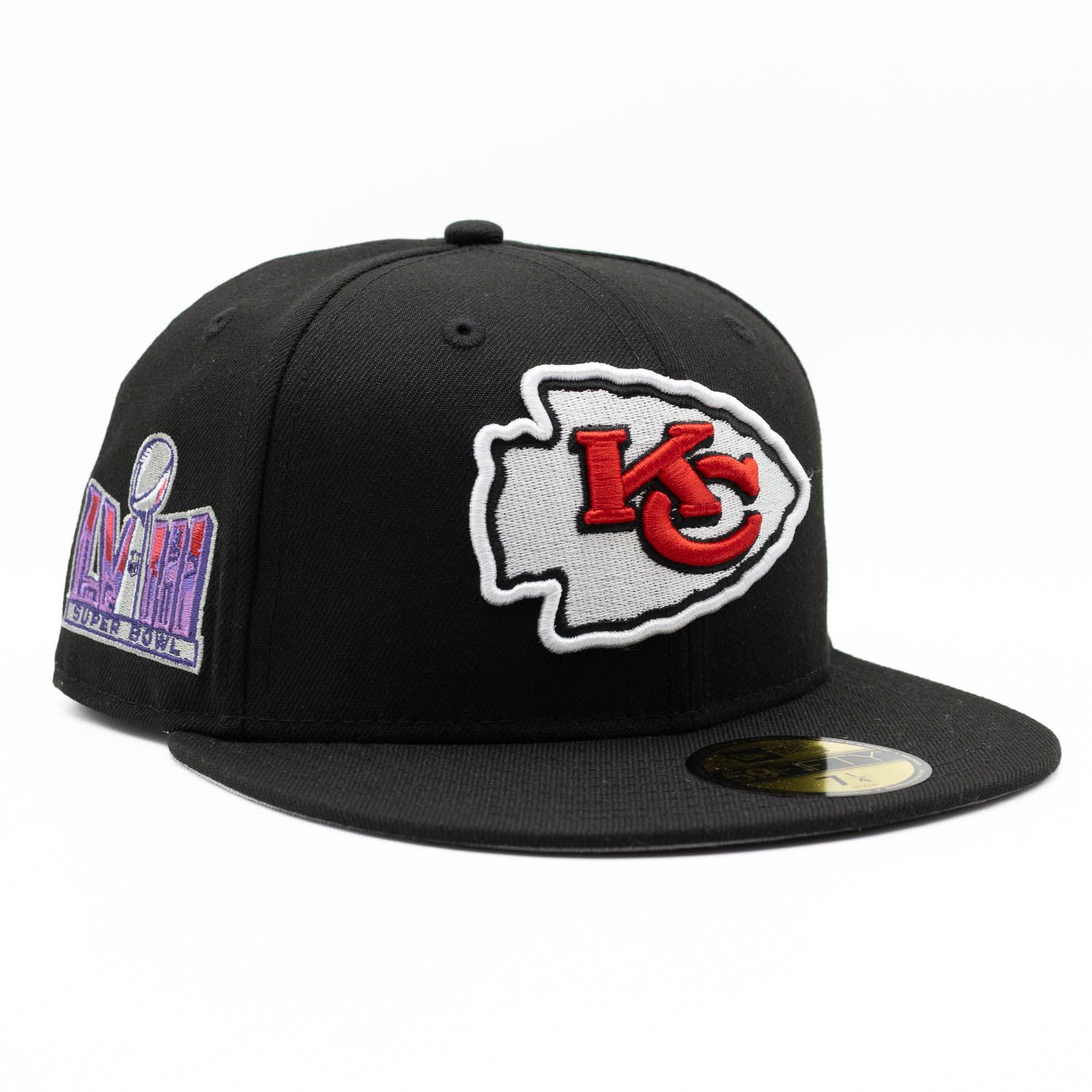 Kansas City Chiefs Super Bowl LVIII 59FIFTY Fitted NFL Cap Schwarz