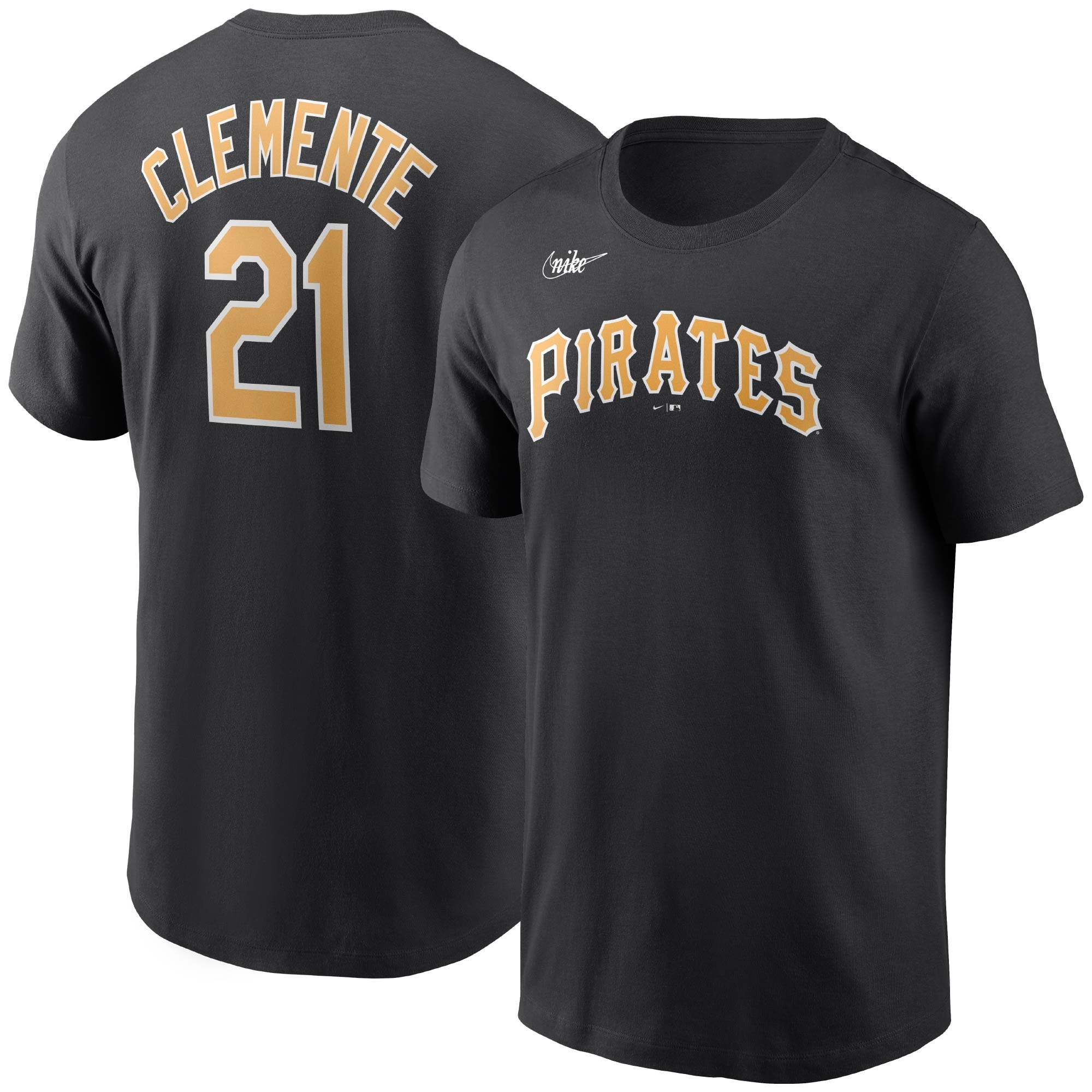 Roberto Clemente #21 Pittsburgh Pirates Nike Cooperstown Player MLB T-Shirt