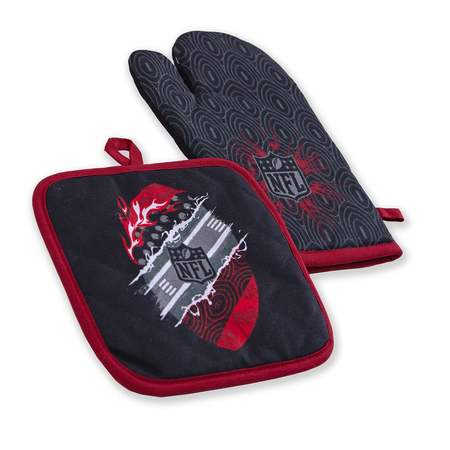 NFL Shield Topflappen und Ofenhandschuh 2er Set