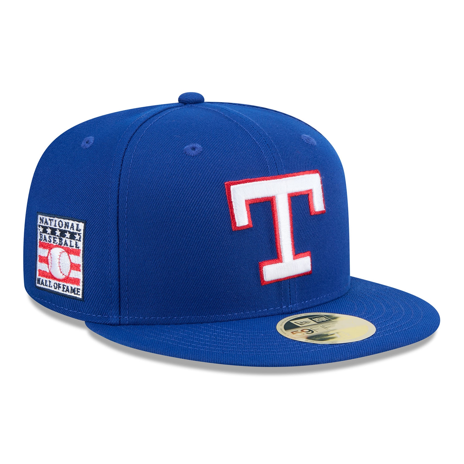 Texas Rangers 2025 MLB Hall of Fame 59FIFTY Fitted Cap Blau