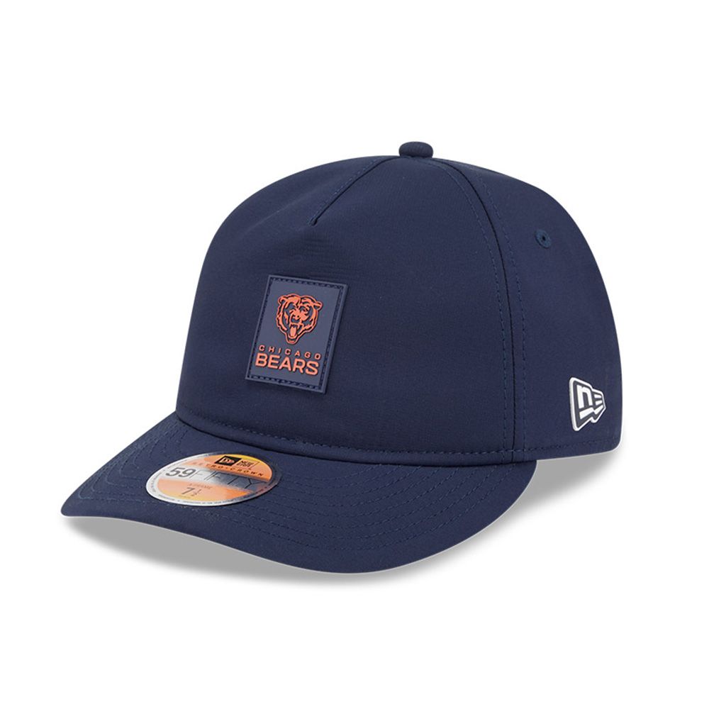 Chicago Bears 2025 NFL On-Field Sideline 59FIFTY A-Frame Fitted Cap Navy