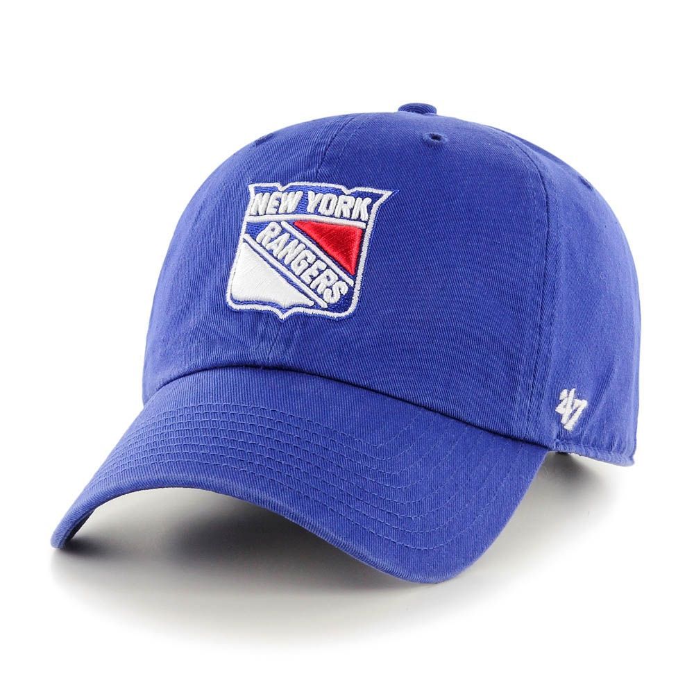 New York Rangers Clean Up Adjustable NHL Cap Blue