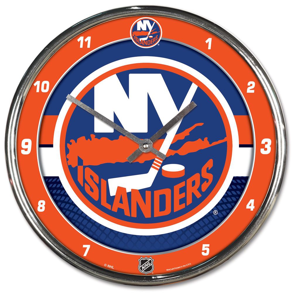 New York Islanders WinCraft Chrome NHL Wall Clock