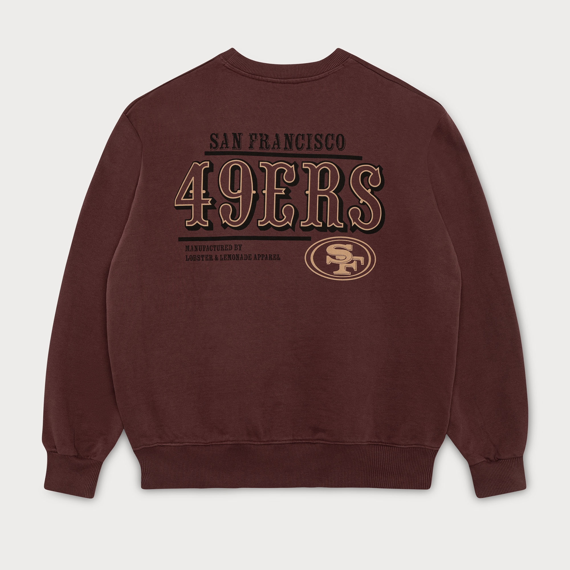 San Francisco 49ers L&L '96 Classics NFL Crew Sweater Maroon
