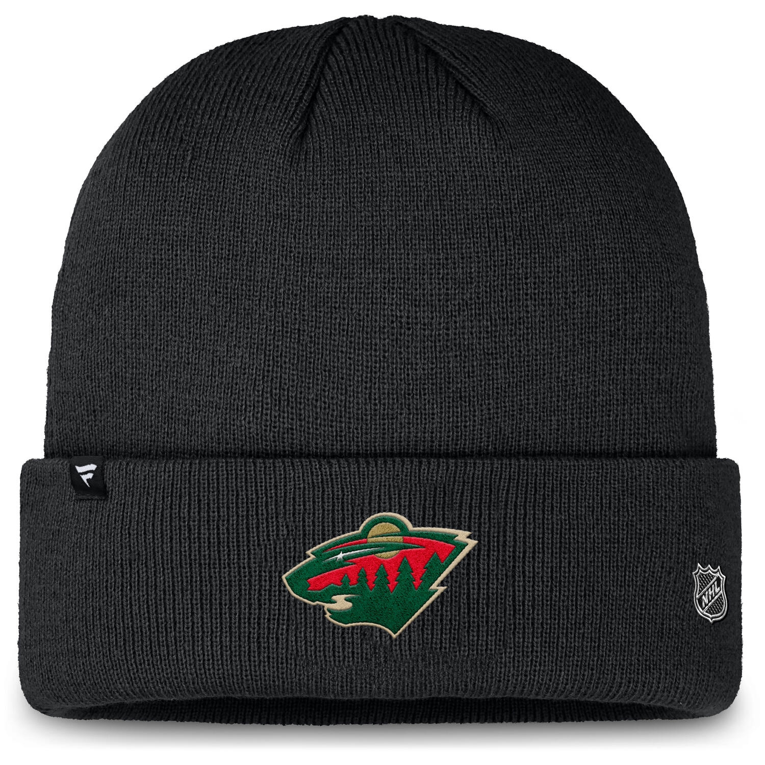 Minnesota Wild 2025/26 NHL Authentic Pro Wintermütze Schwarz
