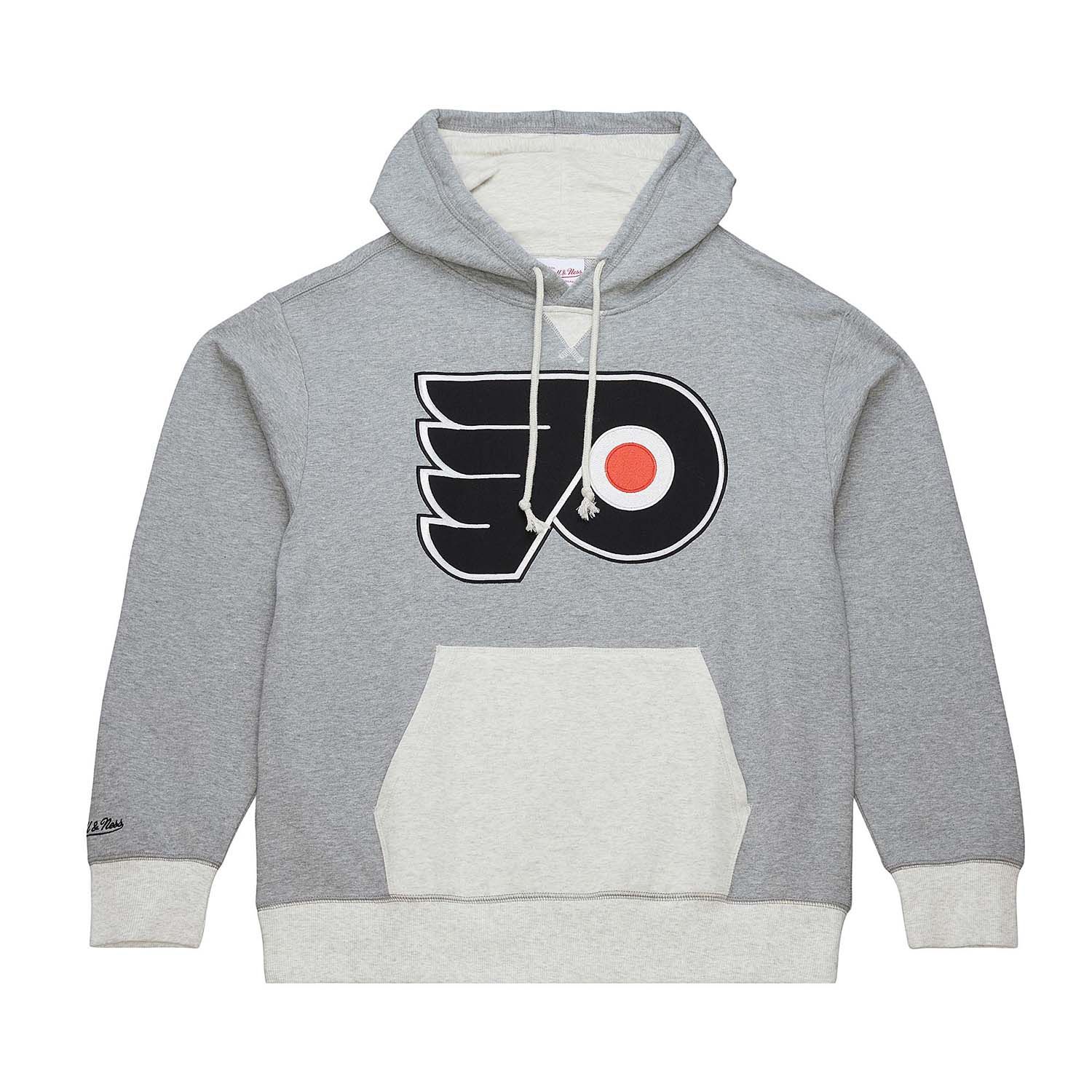 Philadelphia Flyers Mitchell & Ness Heritage Fleece NHL Hoodie Grau
