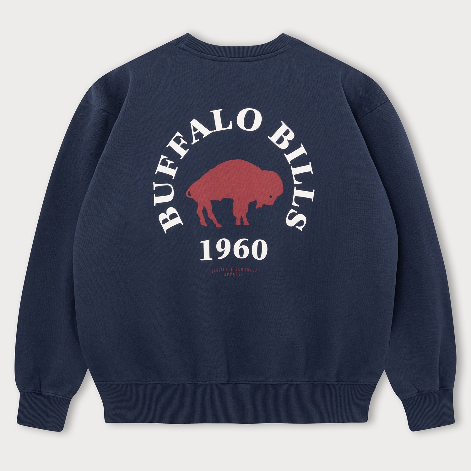 Buffalo Bills L&L '96 Classics NFL Crew Sweater Navy