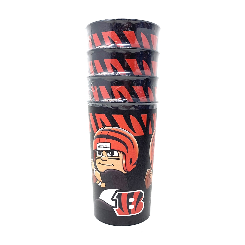 Cincinnati Bengals NFL TeenyMates Partybecher-Set (4 Stk.)