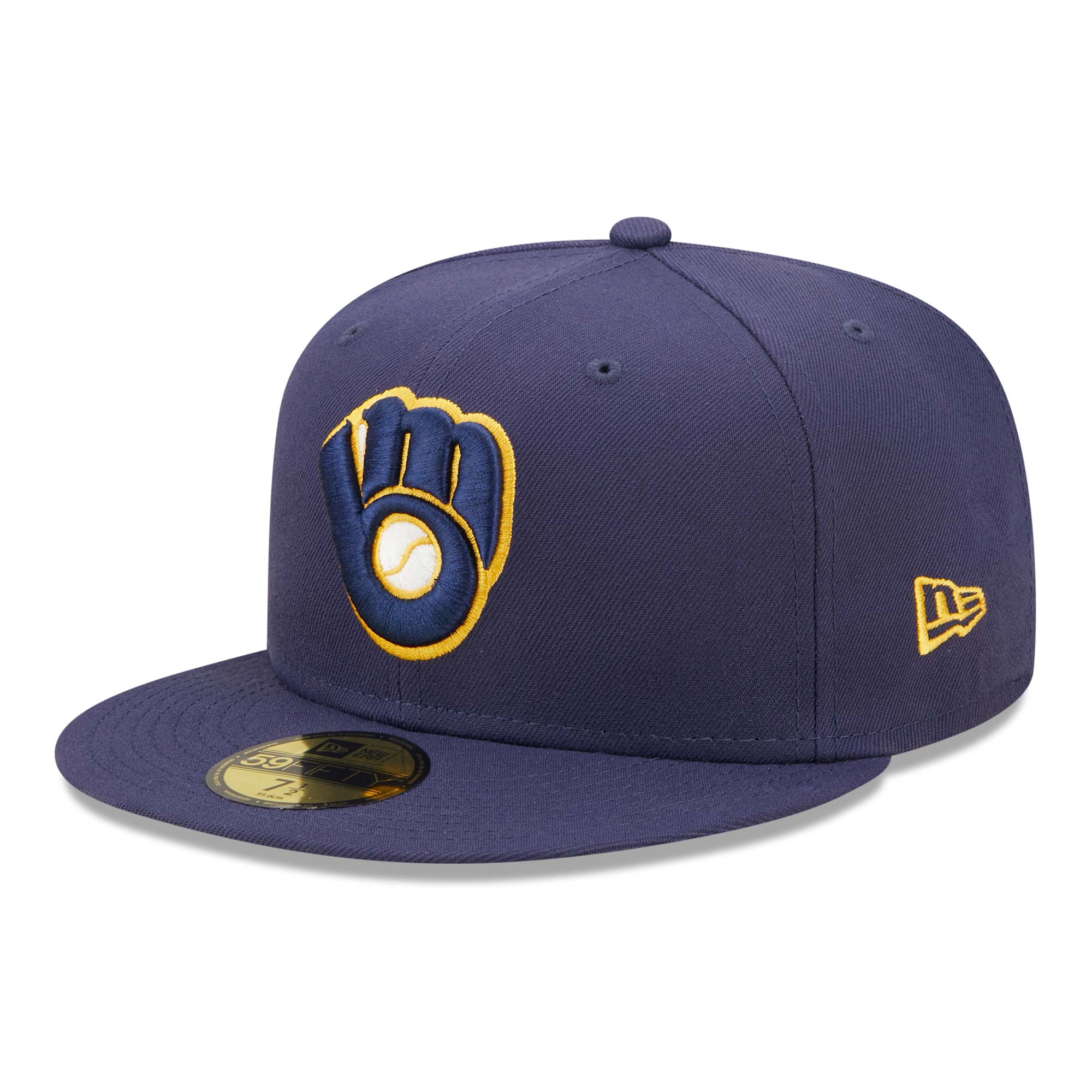 Milwaukee Brewers Authentic New Era 59FIFTY Fitted MLB Cap Home