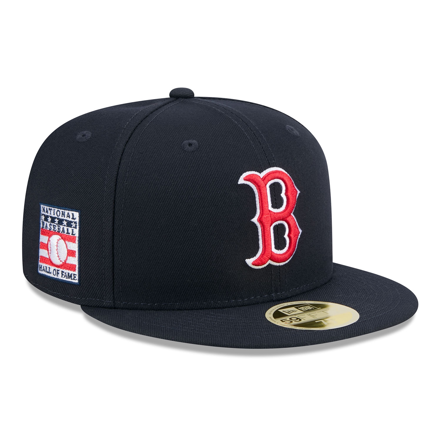 Boston Red Sox 2025 MLB Hall of Fame 59FIFTY Fitted Cap Navy