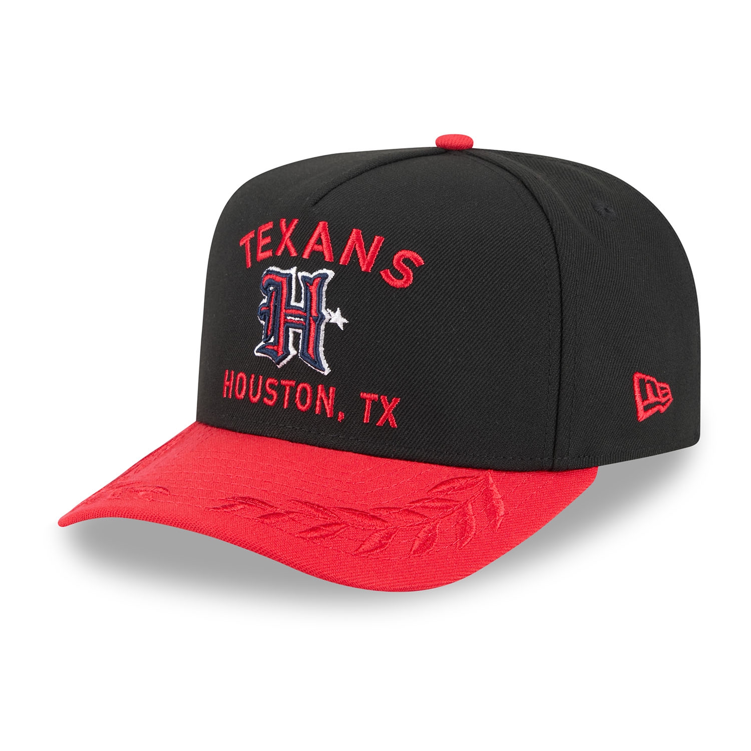 Houston Texans 2025 NFL Draft New Era 9FIFTY A-Frame Snapback Cap Schwarz