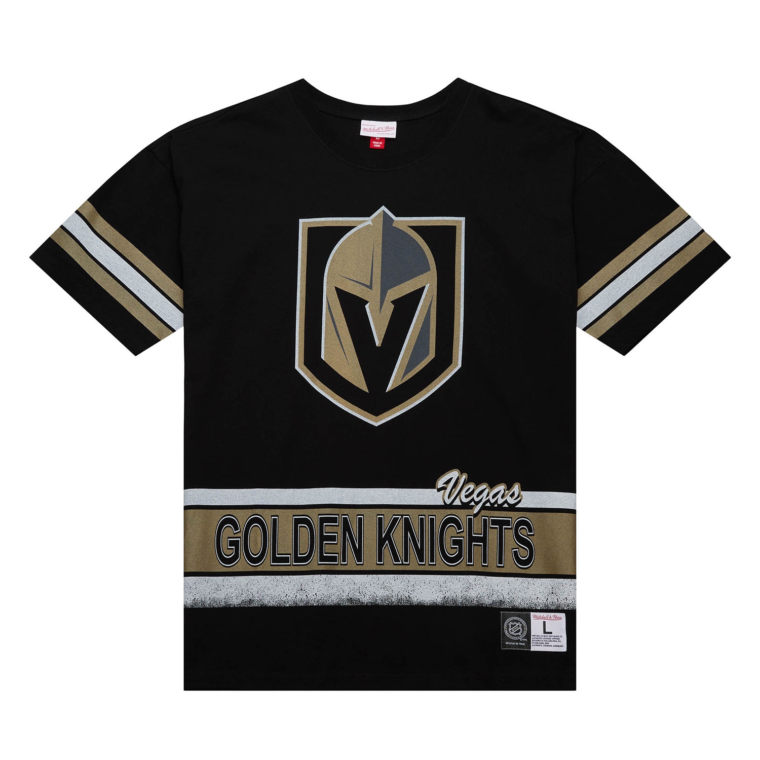 Vegas Golden Knights Fashion Mitchell & Ness Oversized NHL T-Shirt Black