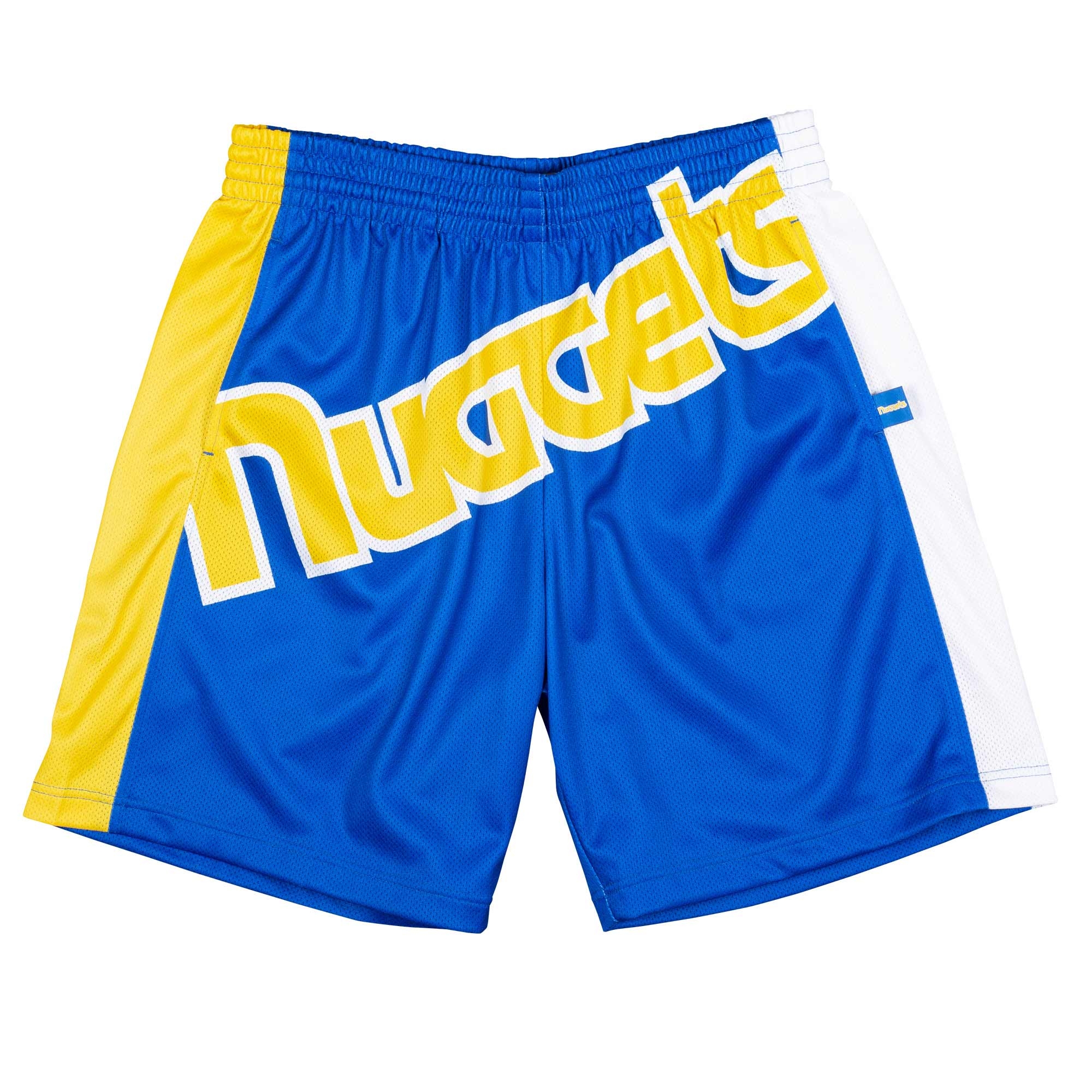 Denver Nuggets Big Face 2.0 Mitchell & Ness NBA Shorts Blue