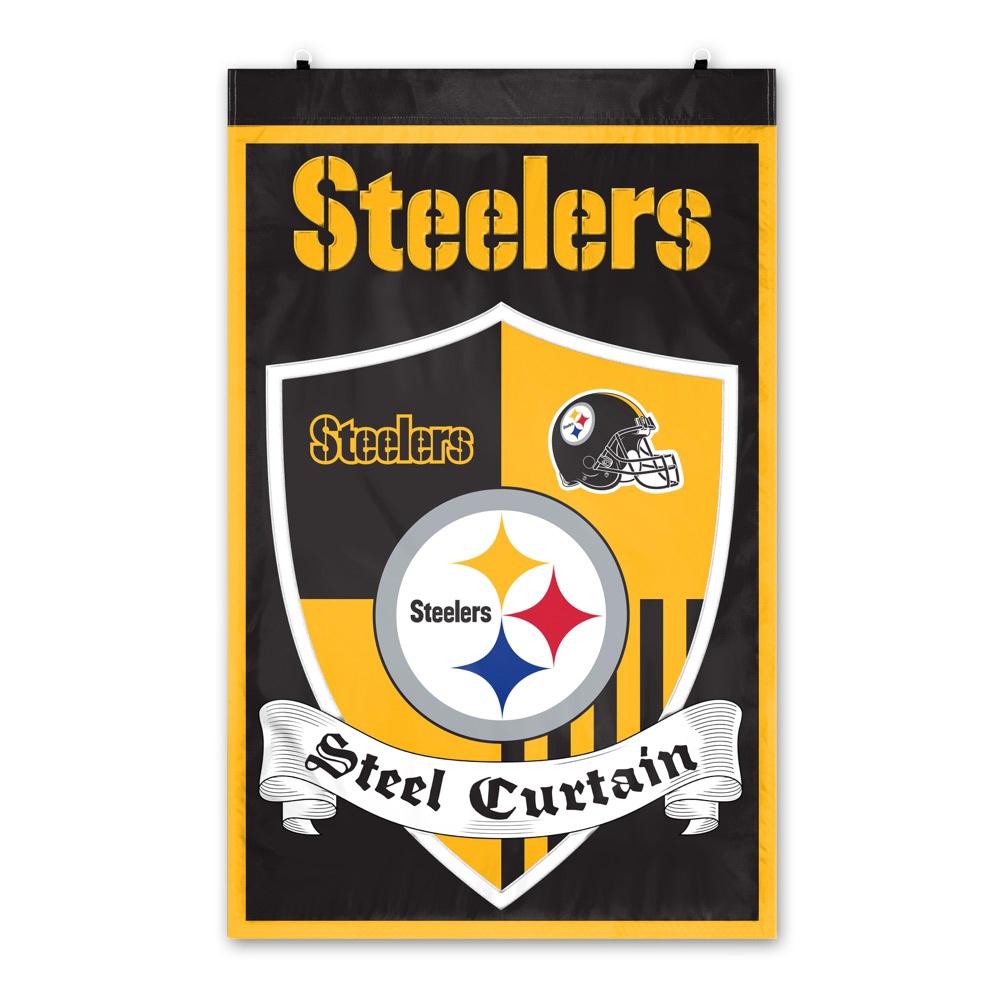 Pittsburgh Steelers Team Shield NFL Banner Fahne