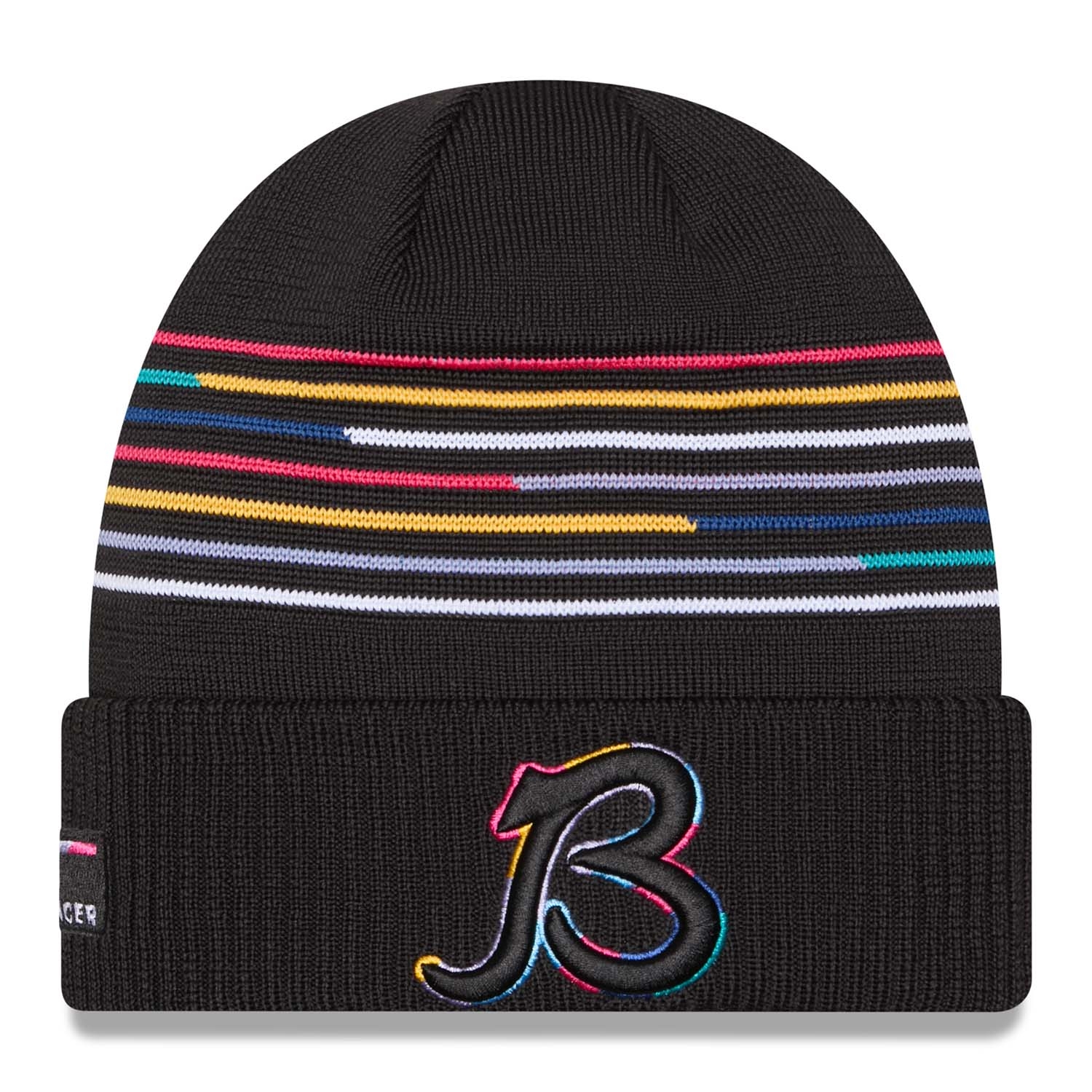 Chicago Bears "B" 2025 NFL Crucial Catch New Era Knit Hat